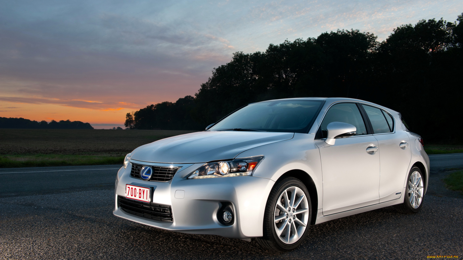 2011, lexus, ct, 200h, автомобили, lexus, белый, ночь