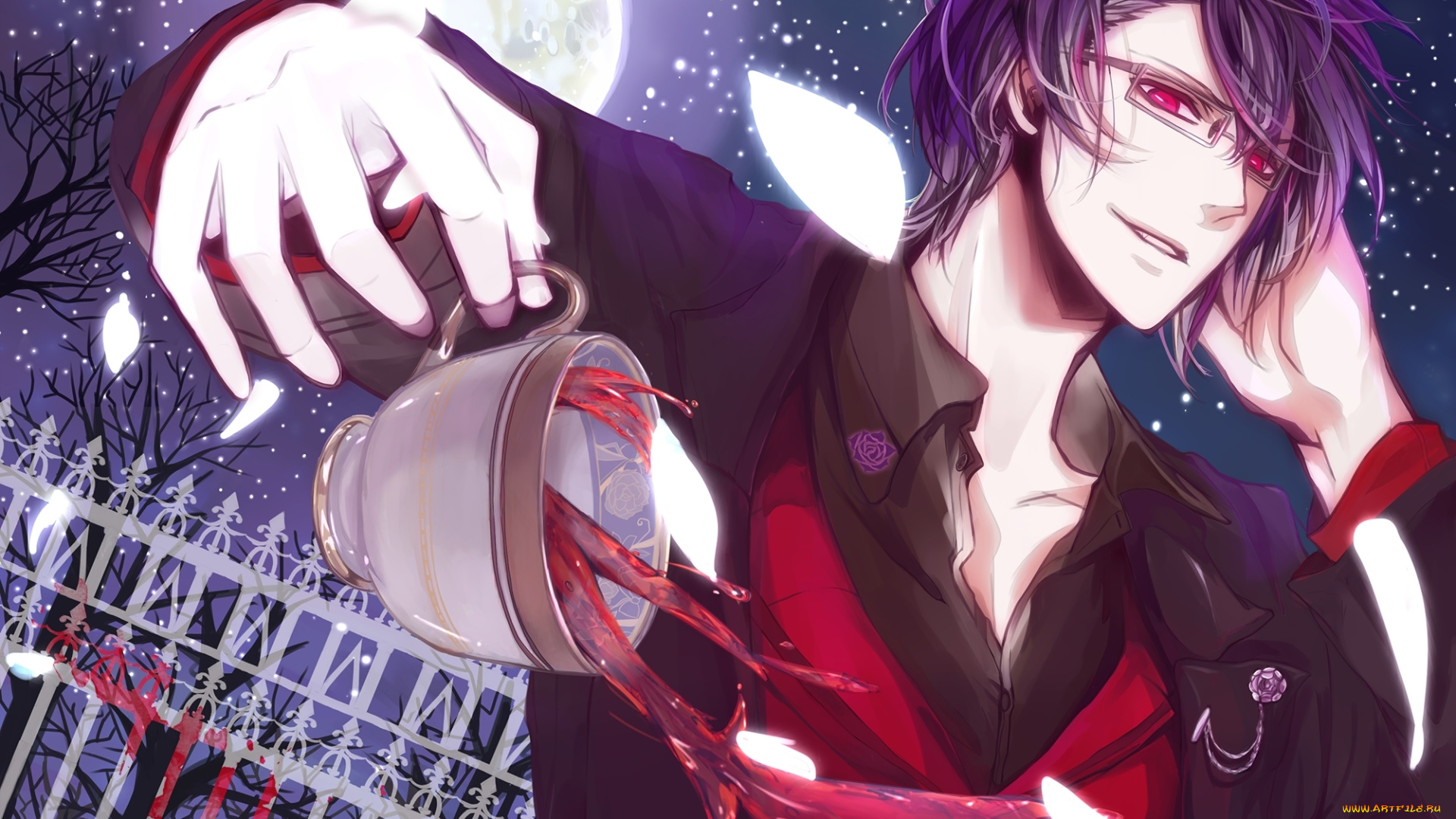 аниме, diabolik, lovers, вампир, рейджи, сакамаки, reiji, sakamaki, парень, арт