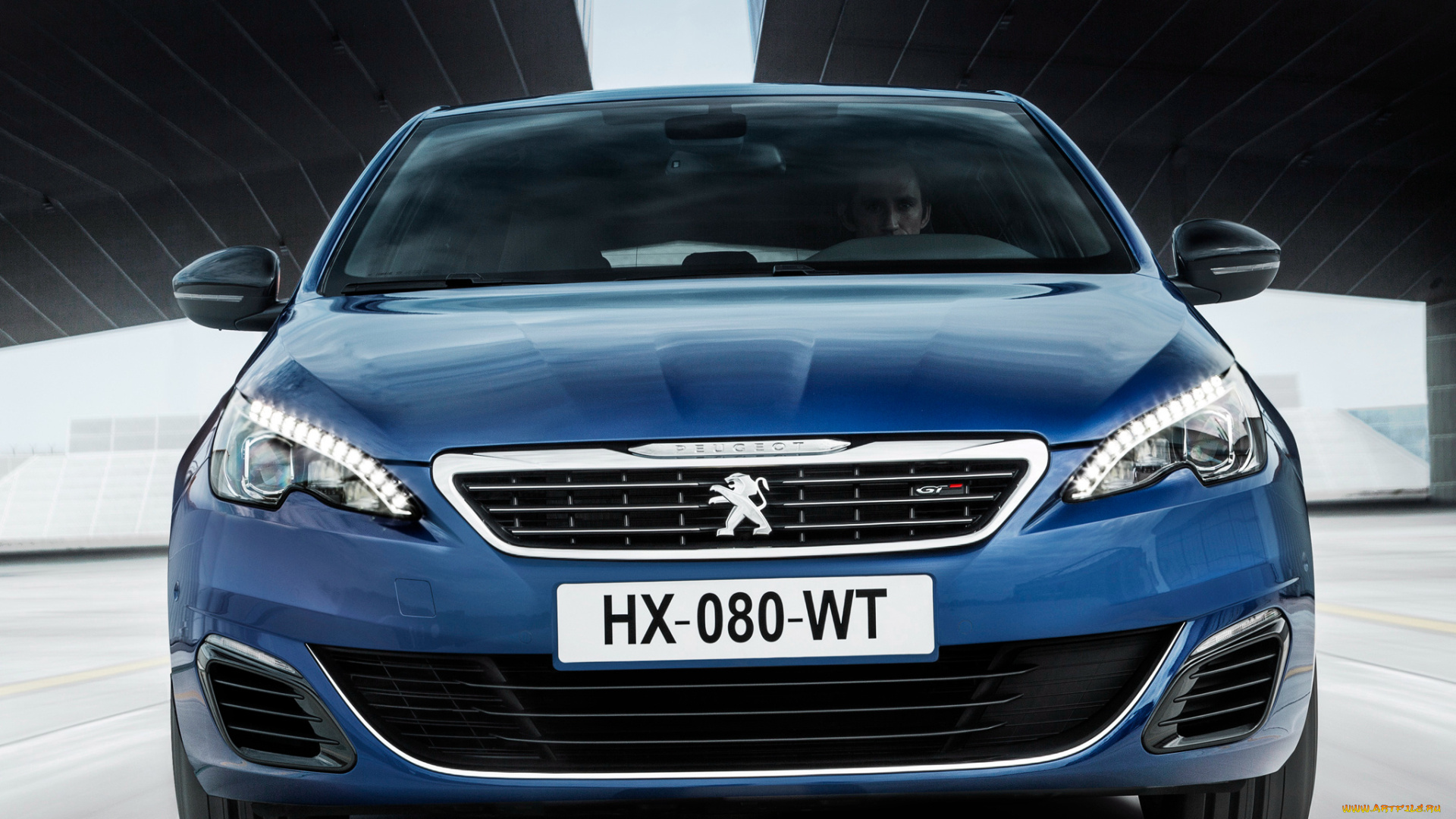автомобили, peugeot, 308, gt, 2014г, синий