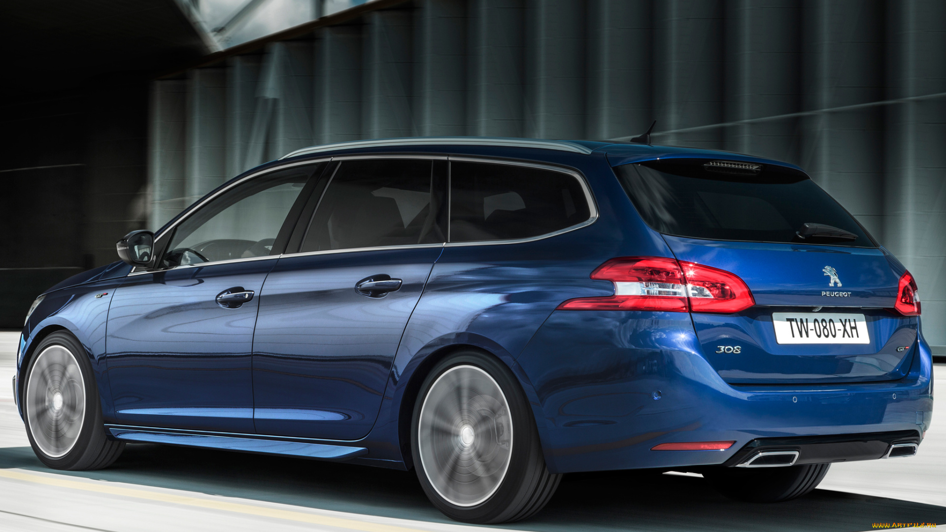 автомобили, peugeot, 308, gt, 2014г, синий