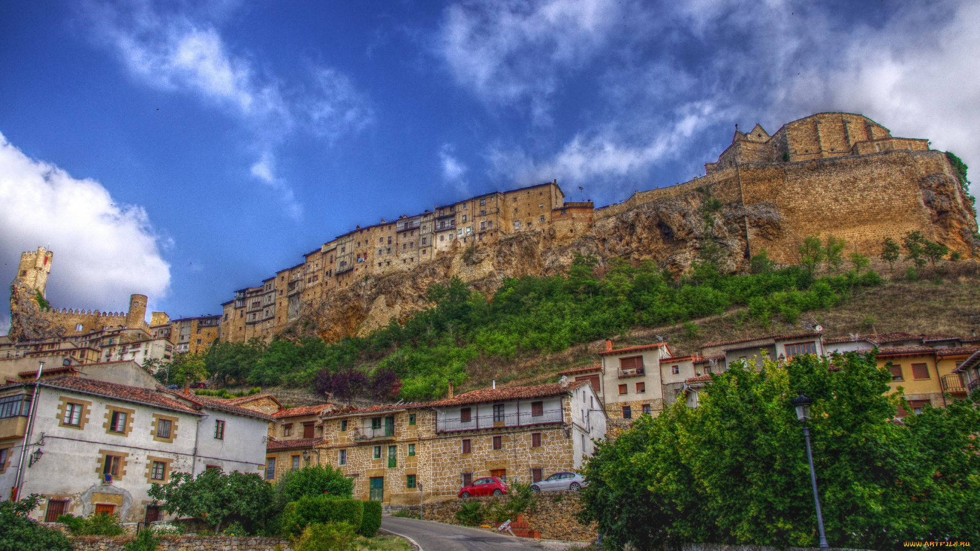 fr&, 237, as, , испания, города, -, улицы, , площади, , набережные, дома, испания, дороги, крепость