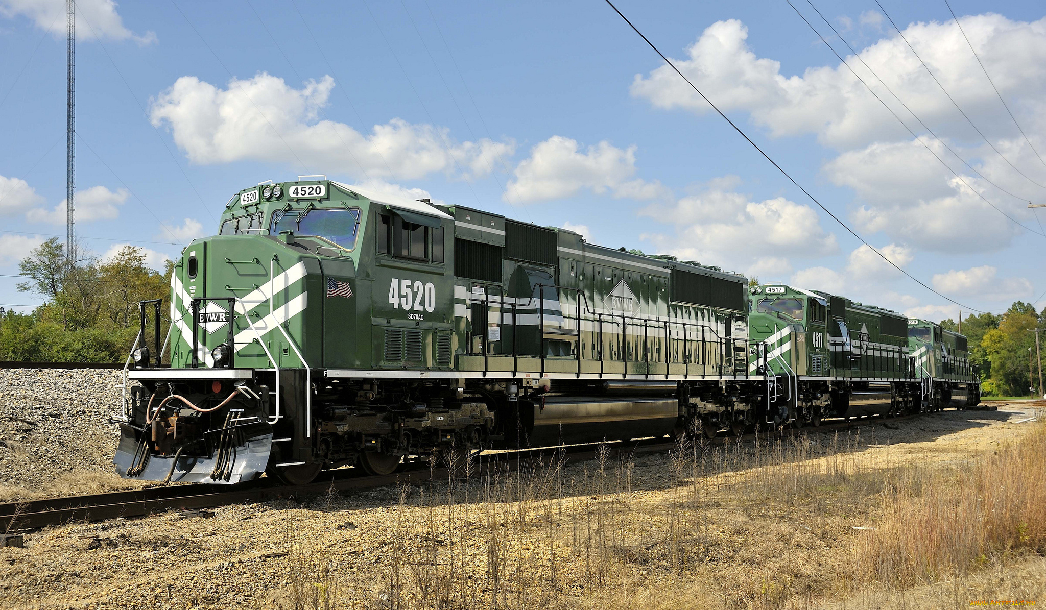 техника, поезда, железная, дорога, рельсы, локомотив, состав