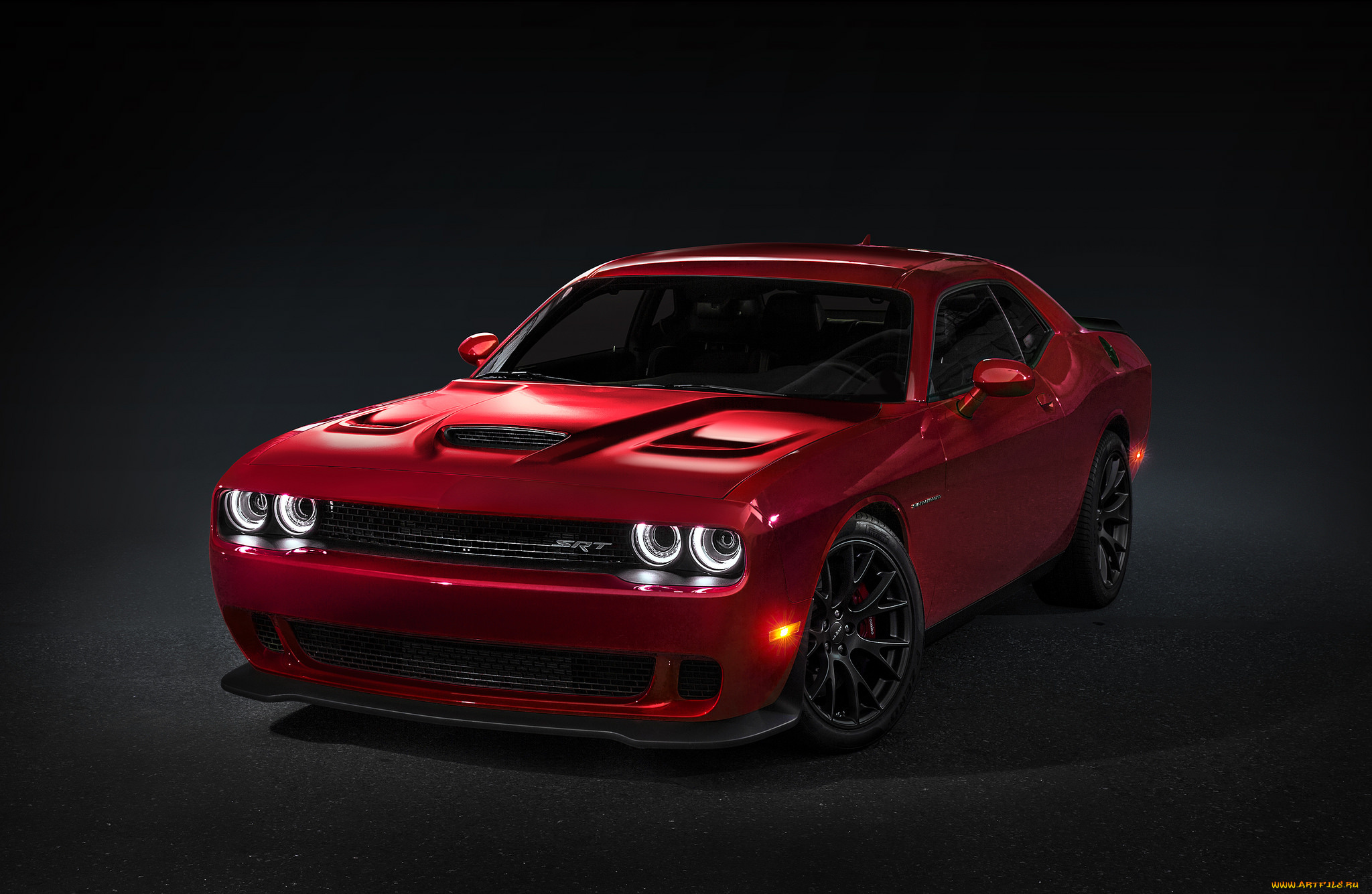 2015, dodge, challenger, srt, автомобили, dodge, седан, красный