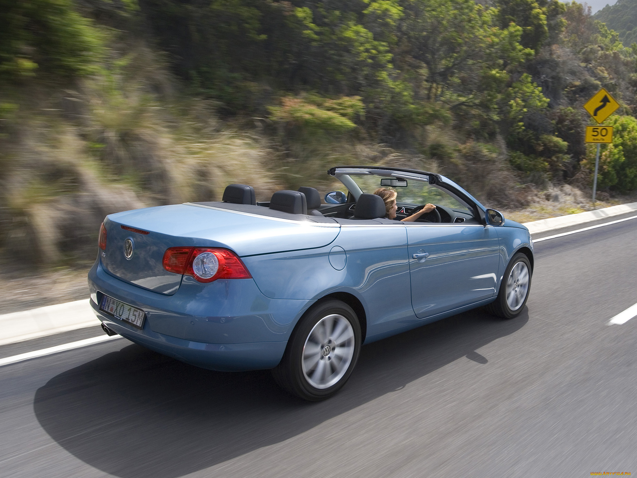 автомобили, volkswagen, eos, синий, au-spec