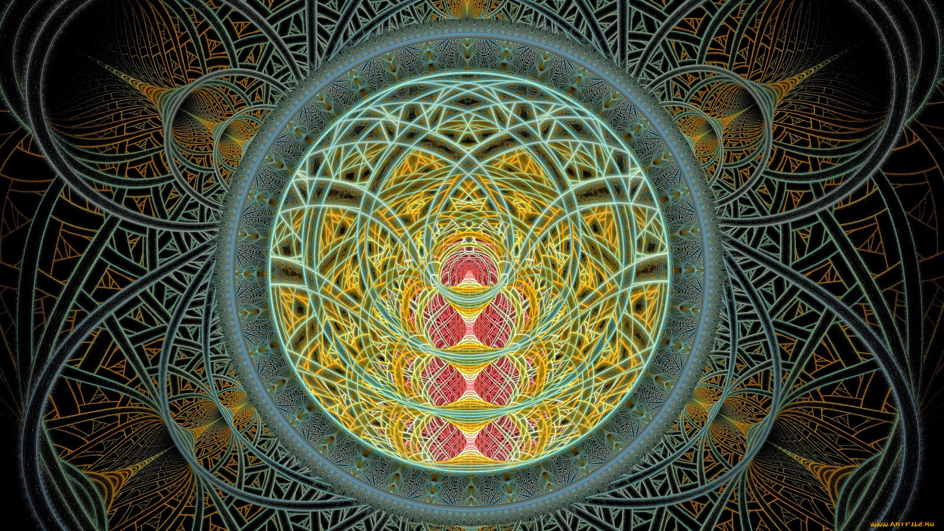 3д, графика, фракталы, , fractal, цвета, фон, узор