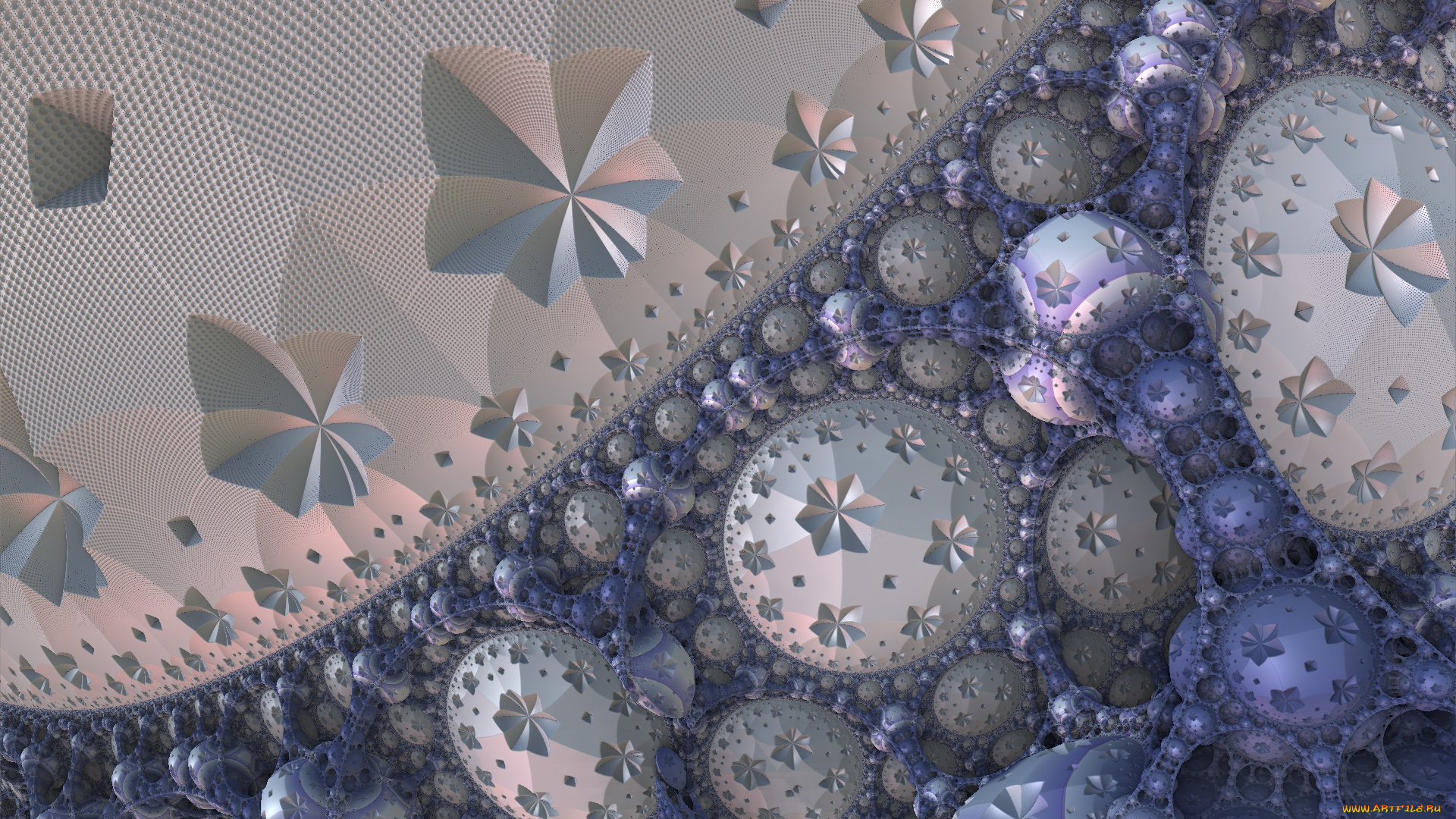 3д, графика, фракталы, , fractal, узор, цвета, фон