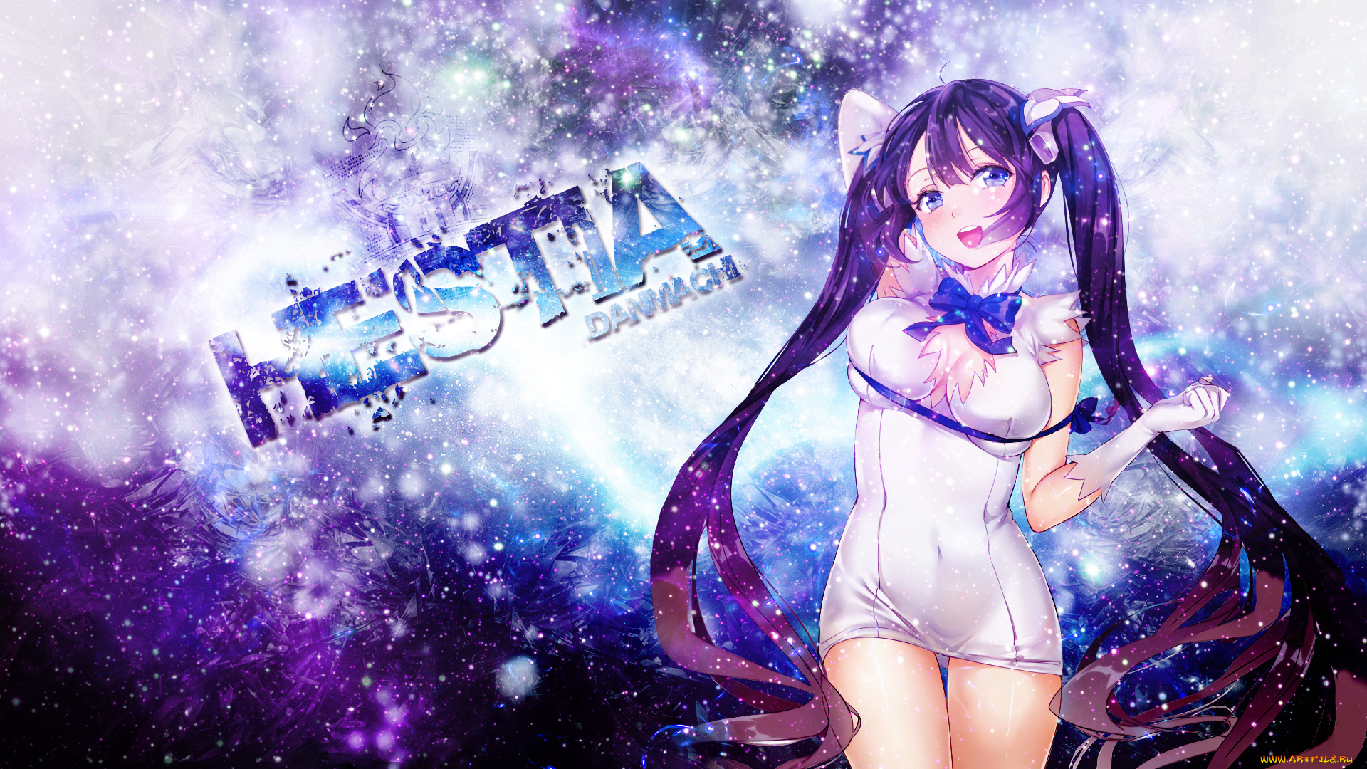 аниме, danmachi, богиня, арт, гестия