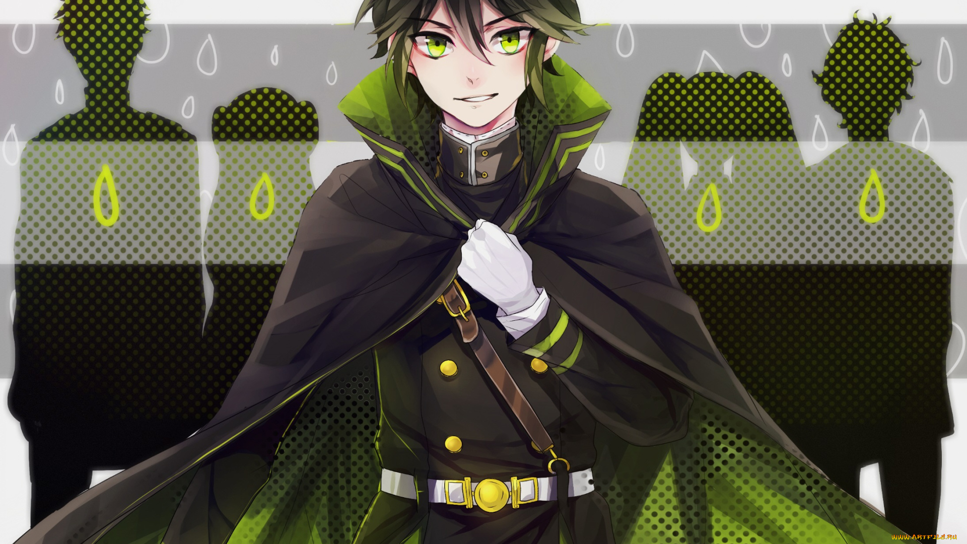 аниме, owari, no, seraph, последний, серафим, парень, арт
