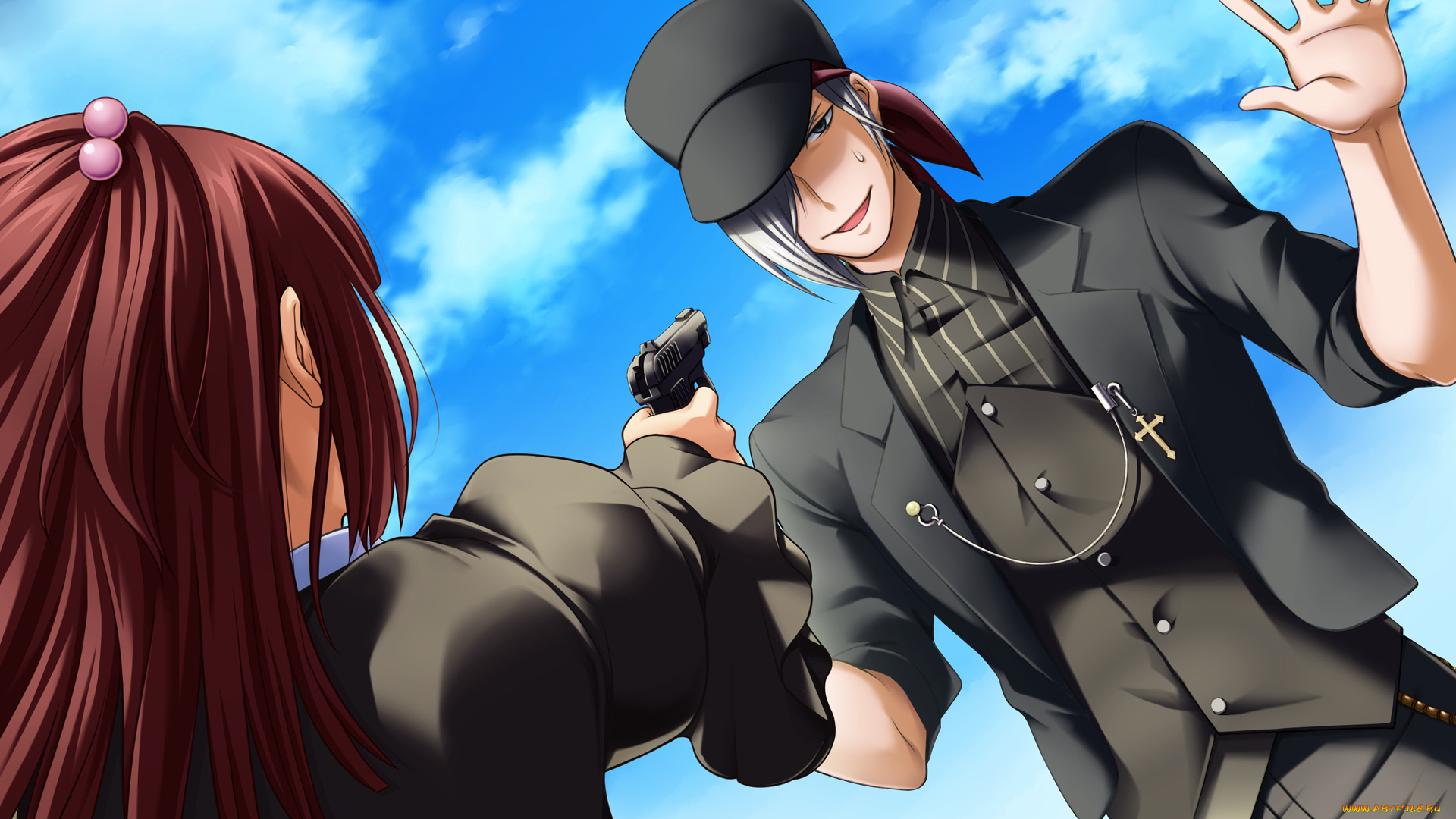 аниме, umineko, no, naku, koro, ni, ange, ushiromiya, juuza, amakusa, umineko, no, naku, koro, ni, шок, страх, жертва, покушение