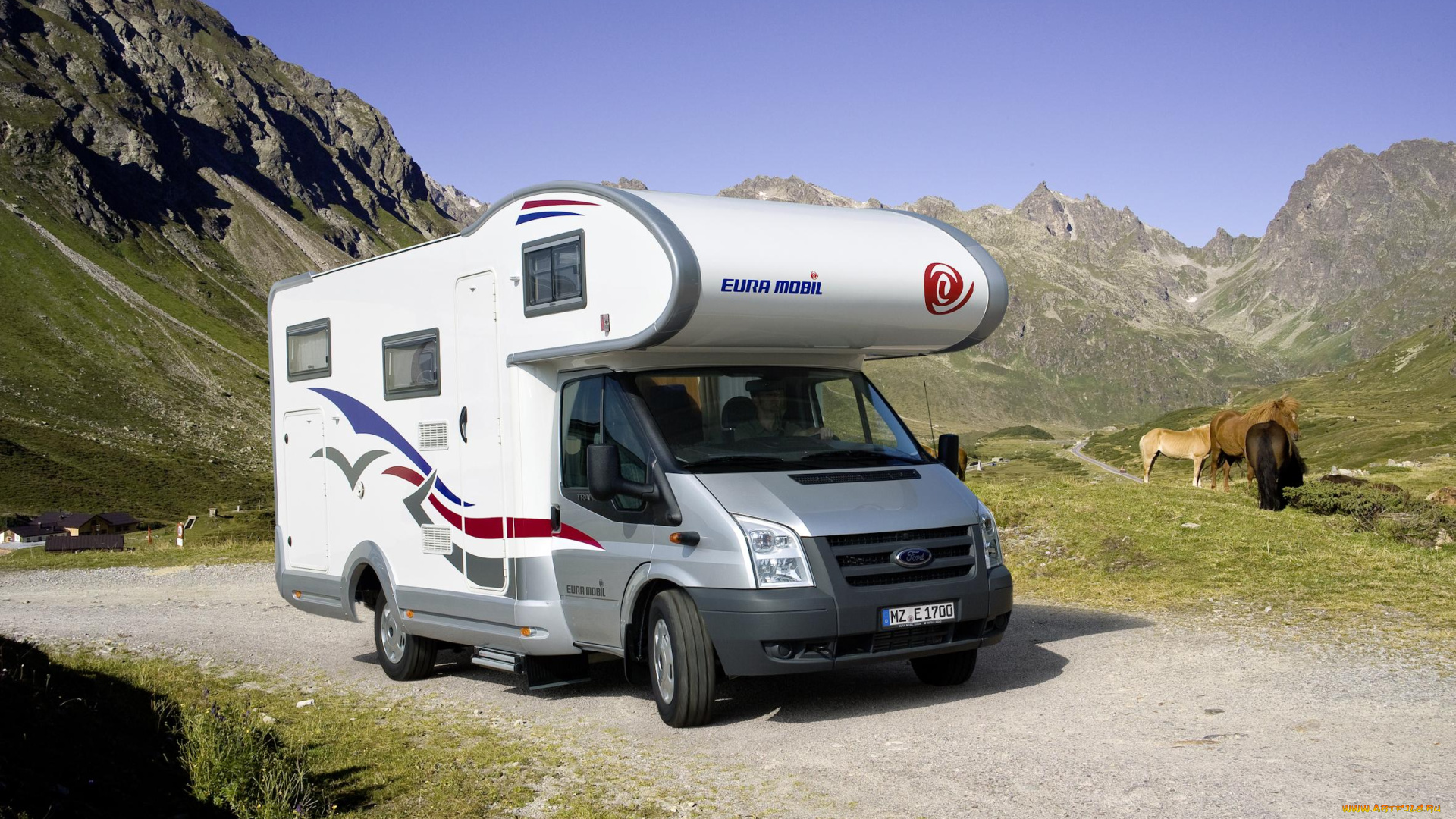 автомобили, дом, на, колёсах, eura, mobil, ford, transit, profila, a