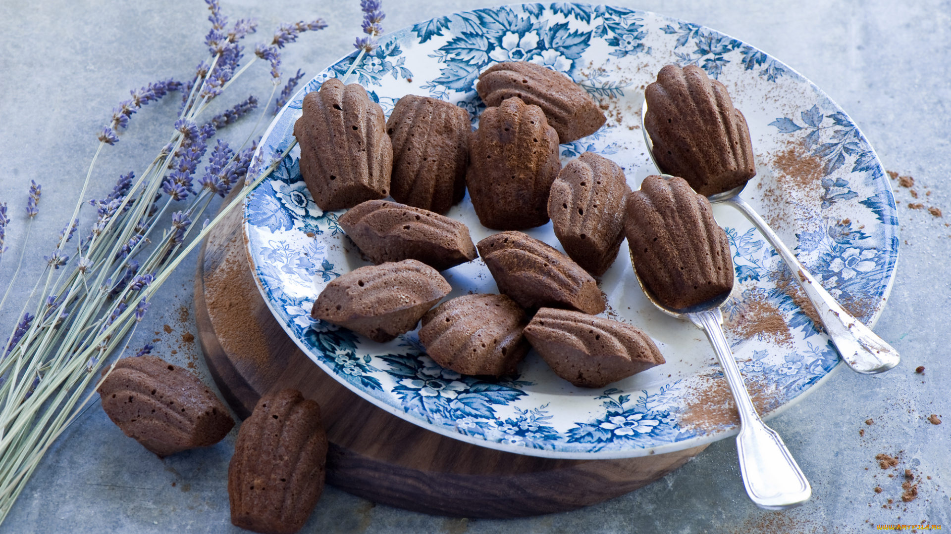 еда, пирожные, , кексы, , печенье, шоколадное, печенье, тарелка