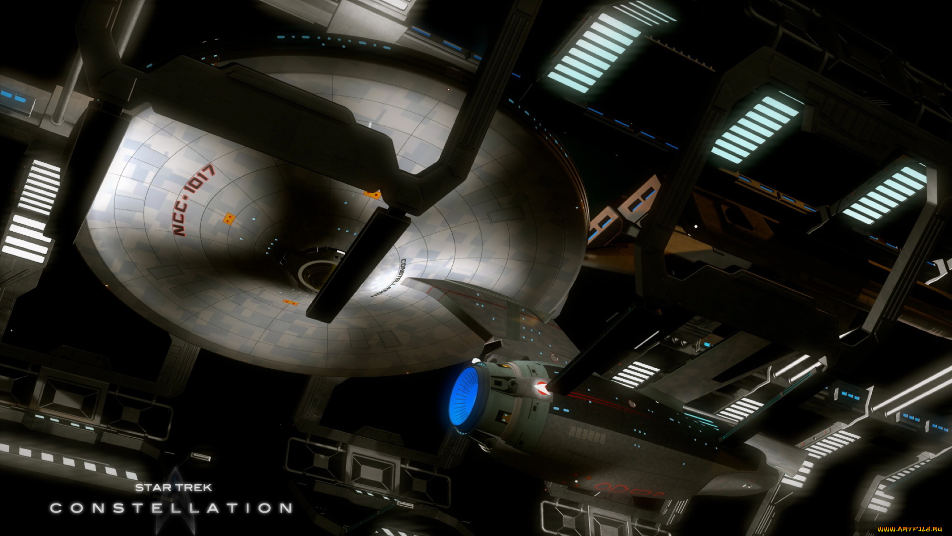 star, trek, constellation, видео, игры, космический, корабль, полет, вселенная