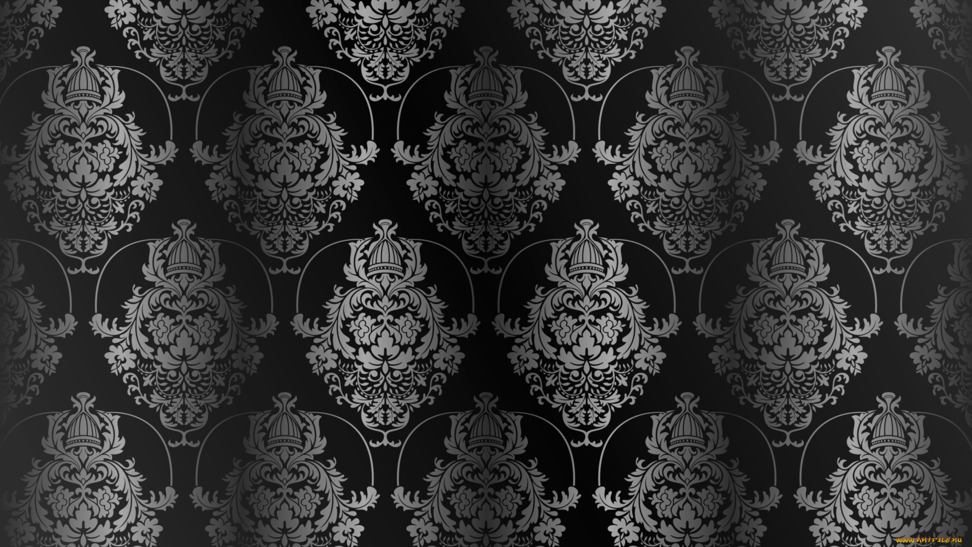 векторная, графика, графика, , graphics, vintage, vector, gradient, texture, винтаж, background, pattern, dark, black, орнамент, узор, ретро