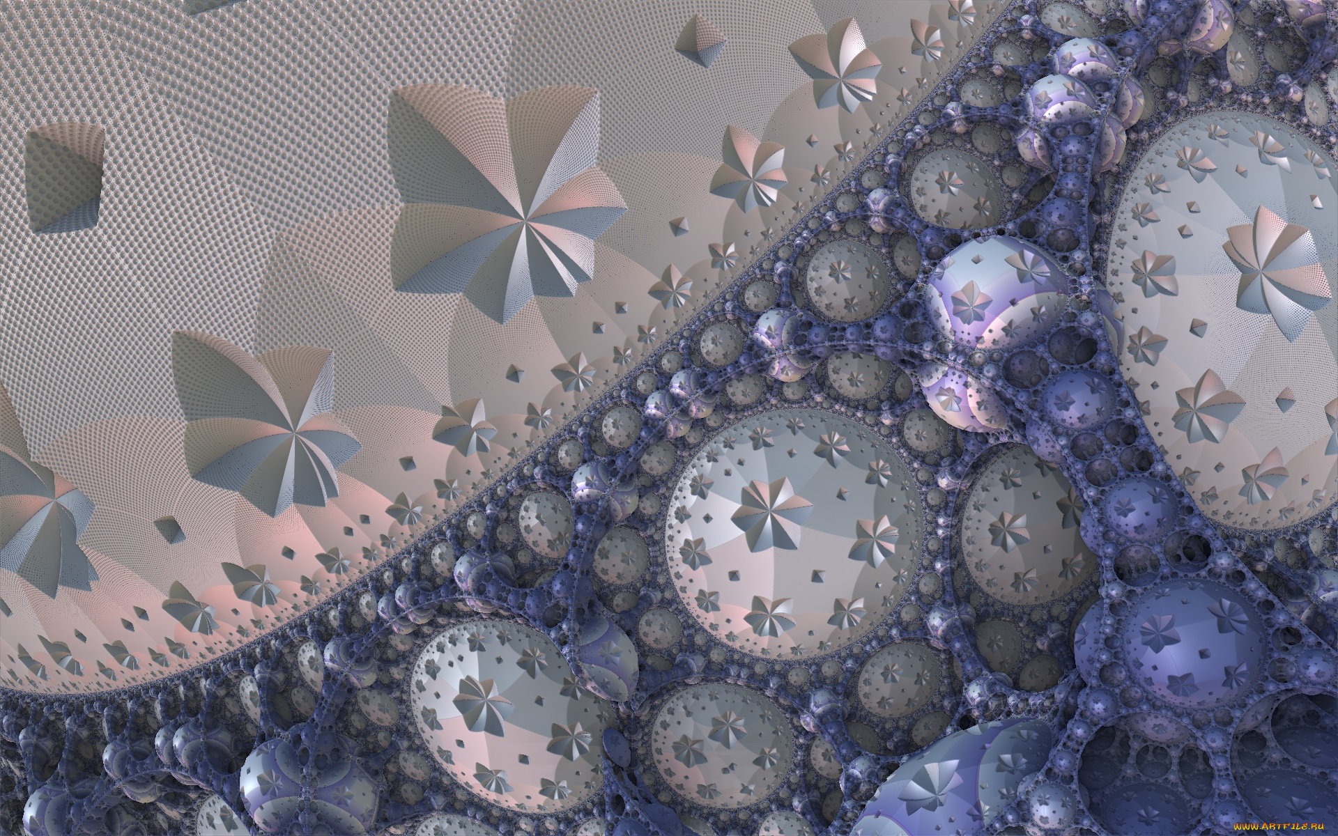 3д, графика, фракталы, , fractal, узор, цвета, фон