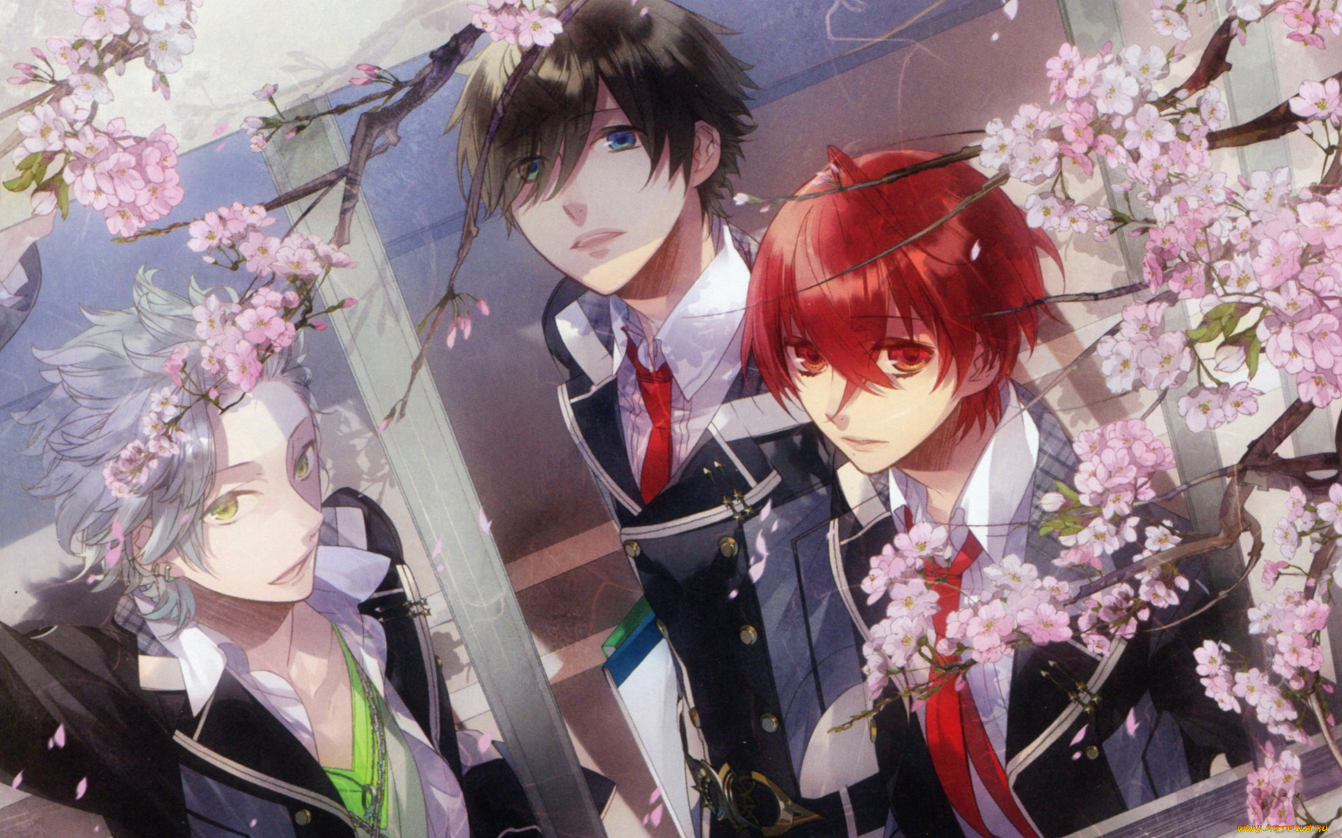 аниме, starry, sky, звездное, небо, starry, sky