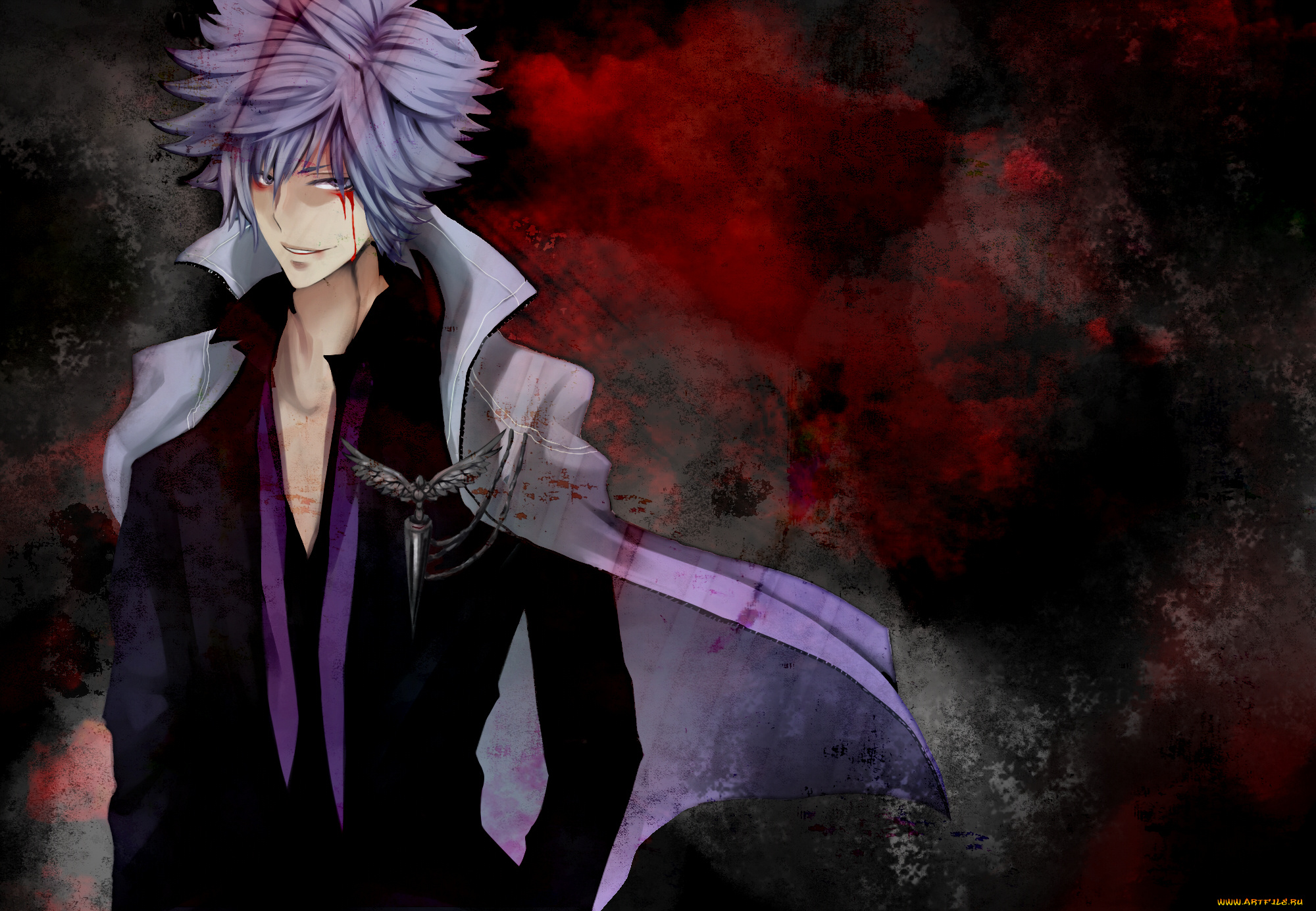 аниме, katekyo, hitman, reborn, бьякуран, byakuran, учитель-мафиози, реборн