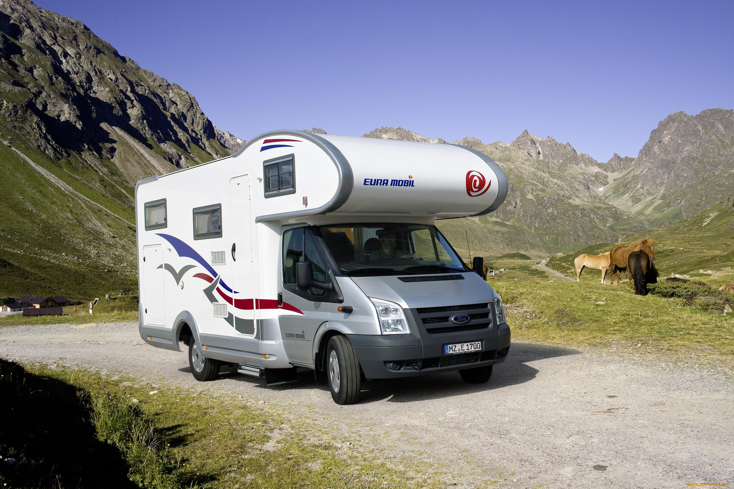 автомобили, дом, на, колёсах, eura, mobil, ford, transit, profila, a