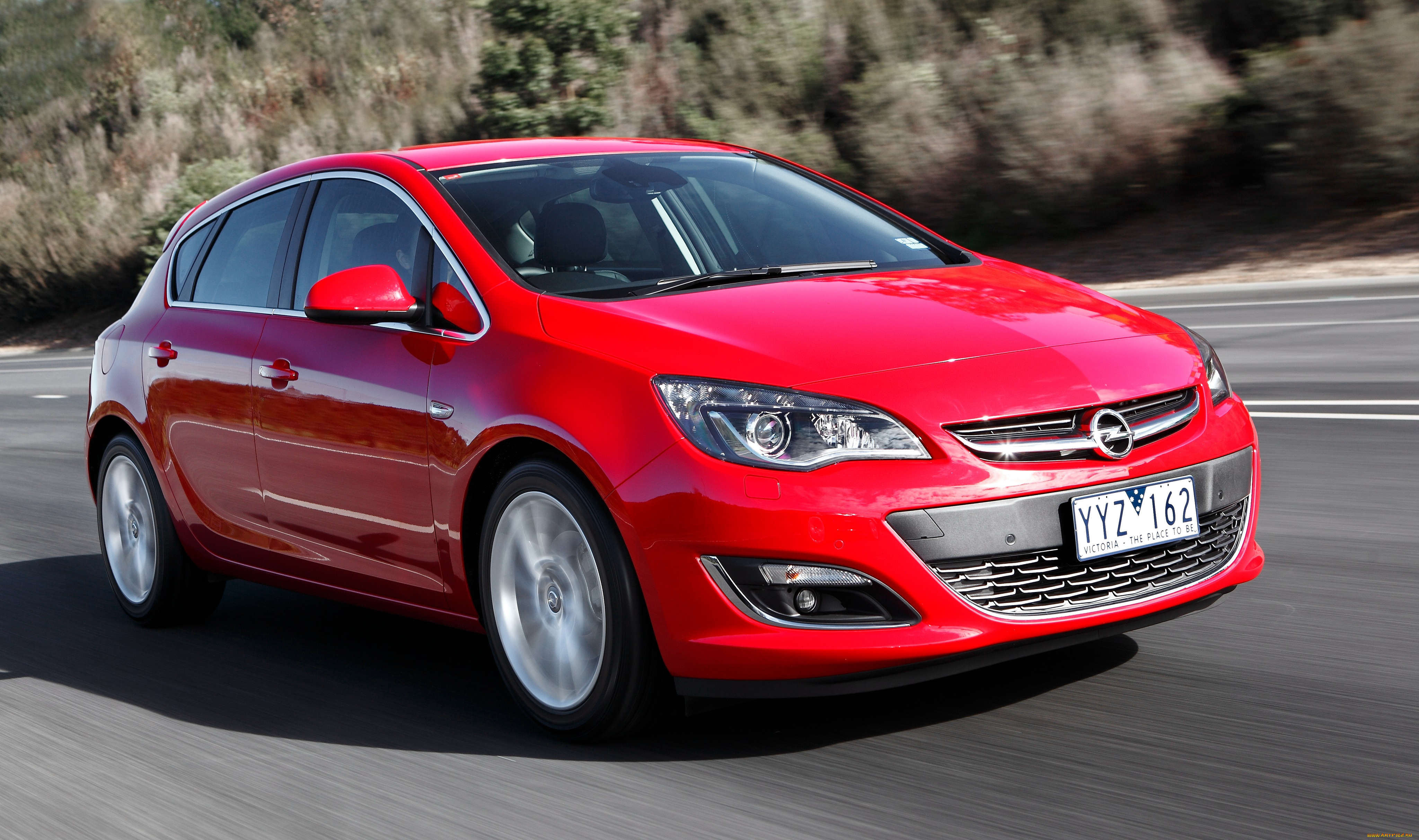 автомобили, opel, au-spec, astra, красный