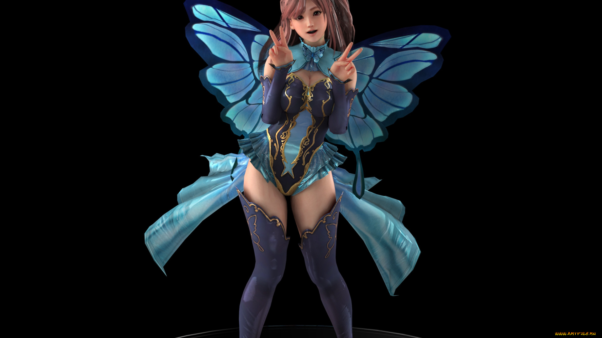 3д, графика, эльфы, , elves, фея, фон, взгляд