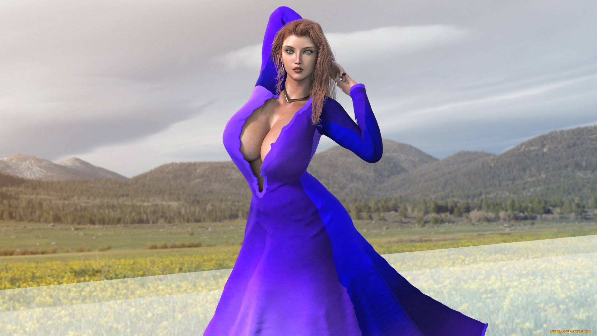 3д, графика, люди, , people, девушка, фон, взгляд