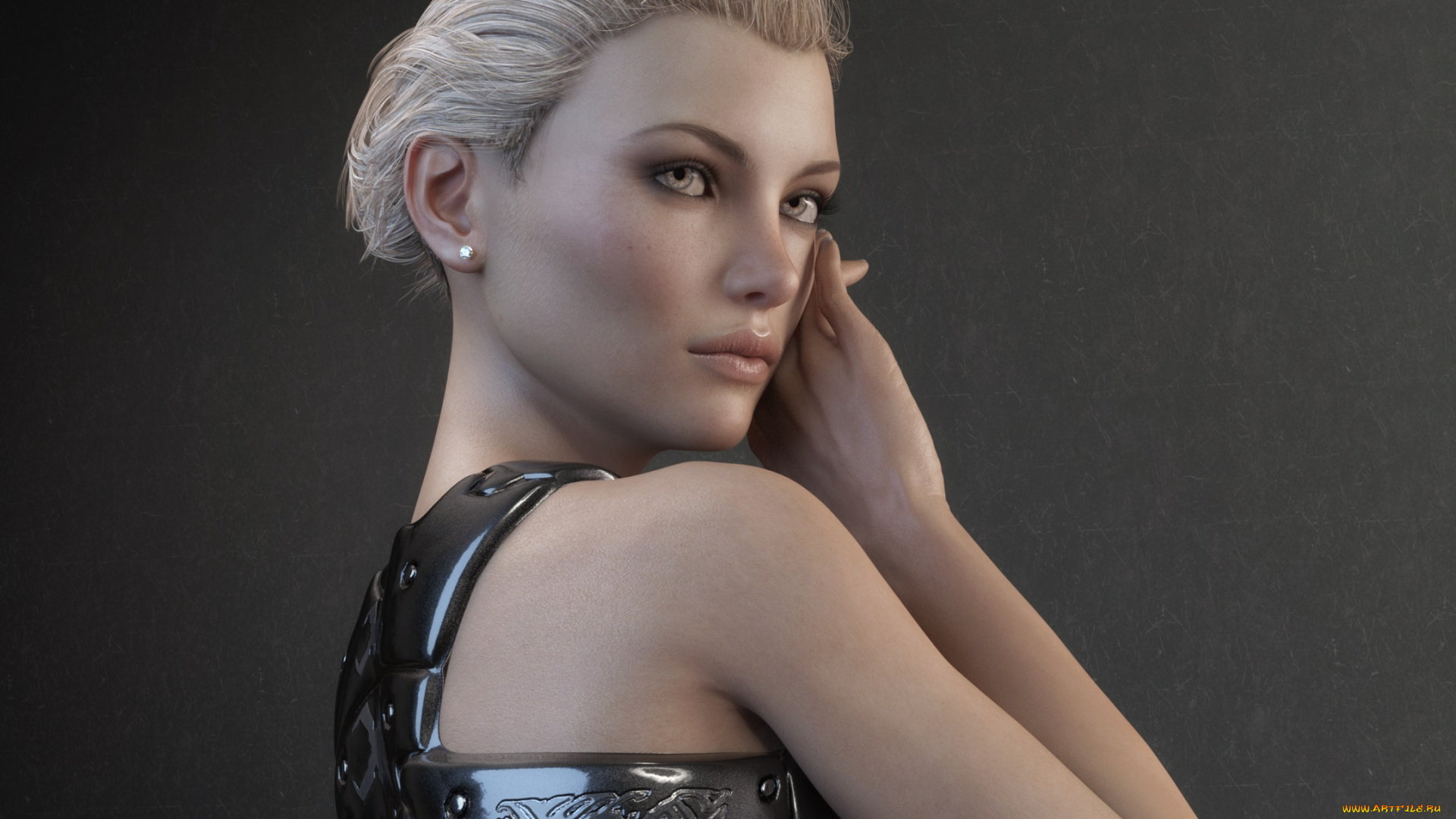 3д, графика, люди, , people, взгляд, фон, девушка