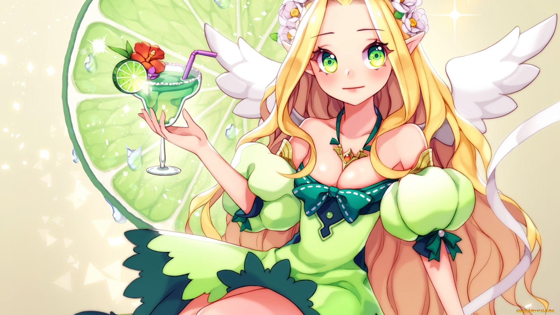 аниме, ангелы, , демоны, девушка