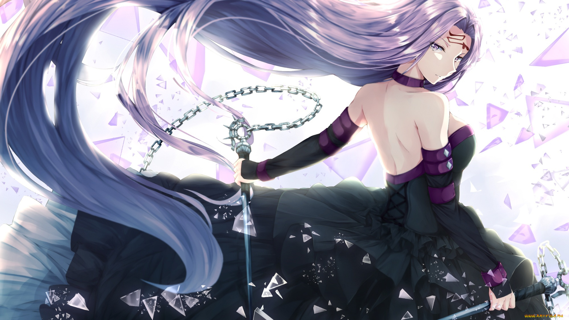 аниме, fate, stay, night, rider