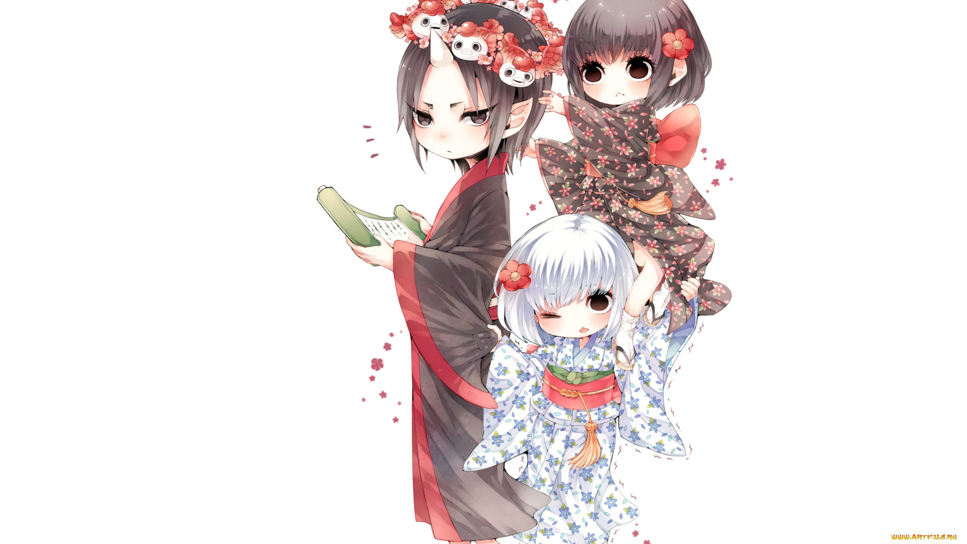 аниме, hoozuki, no, reitetsu, hoozuki, no, reitetsu