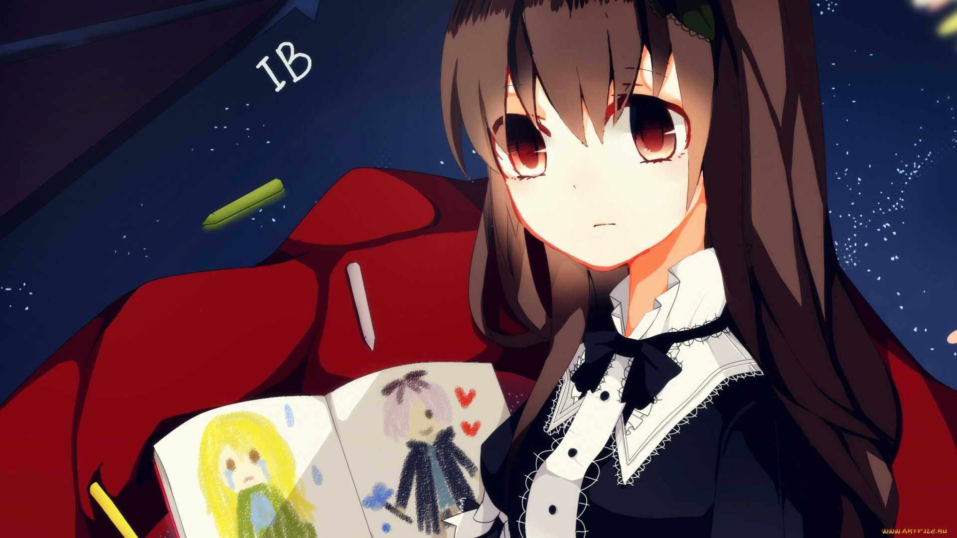 аниме, ib, девочки