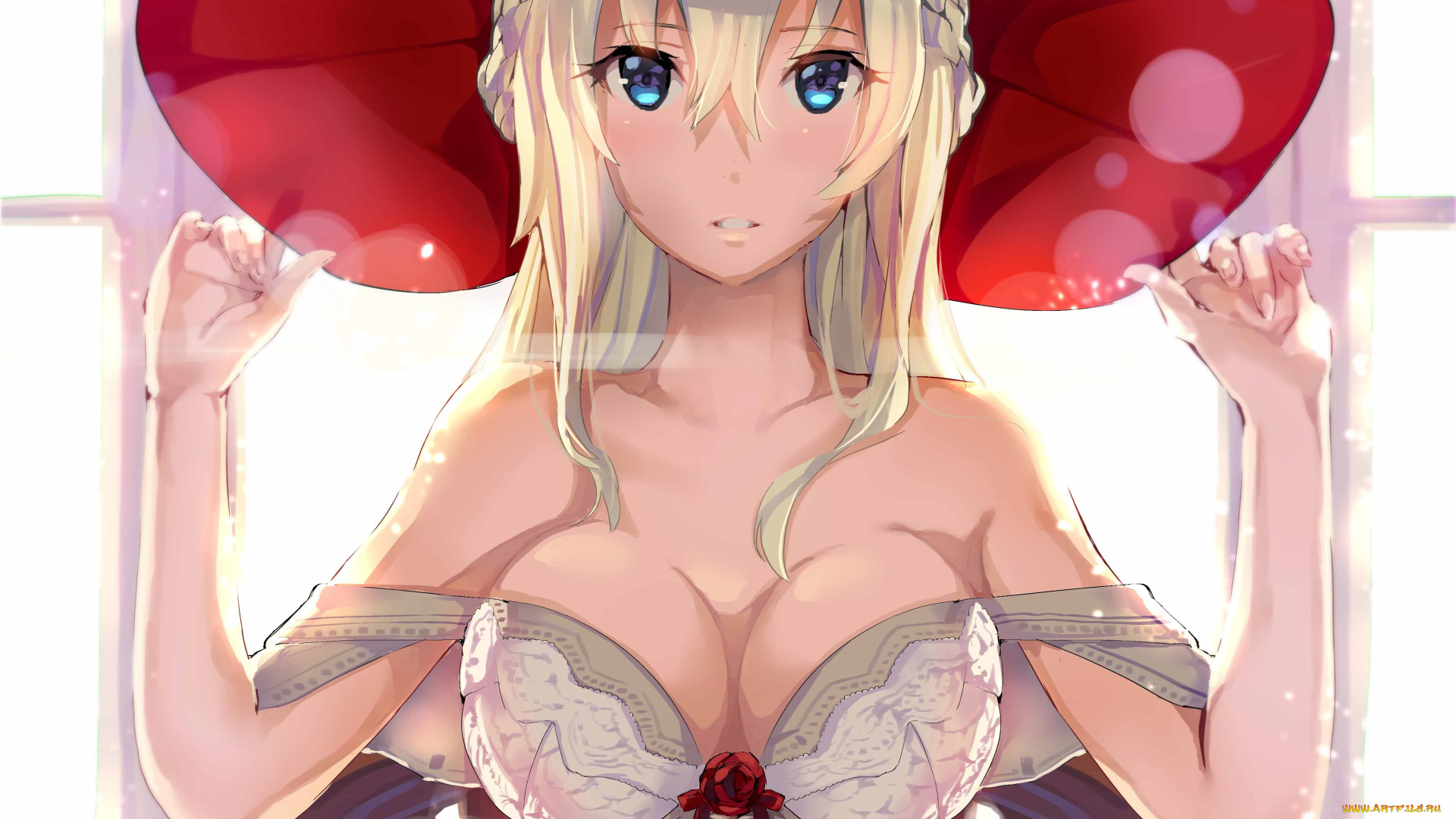 аниме, kantai, collection, warspite