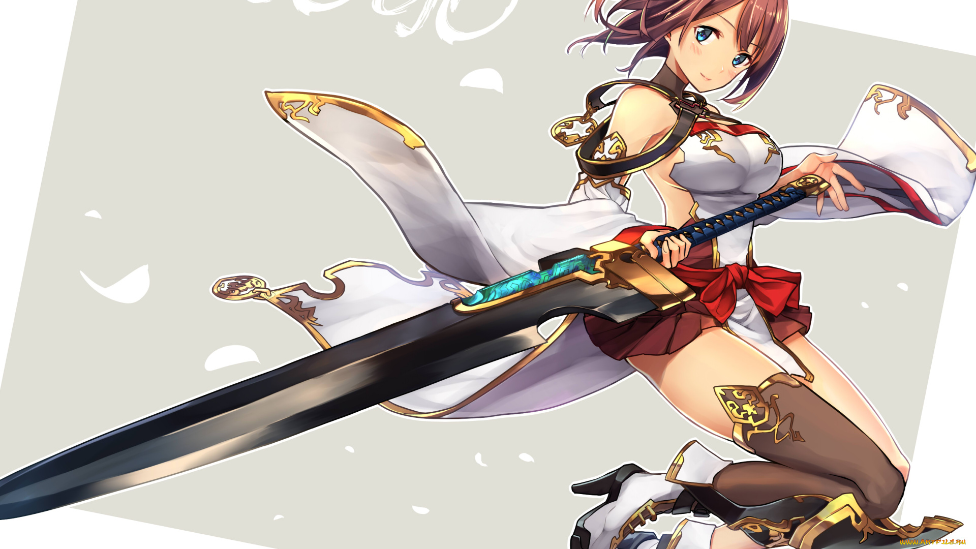 аниме, оружие, , техника, , технологии, девушка