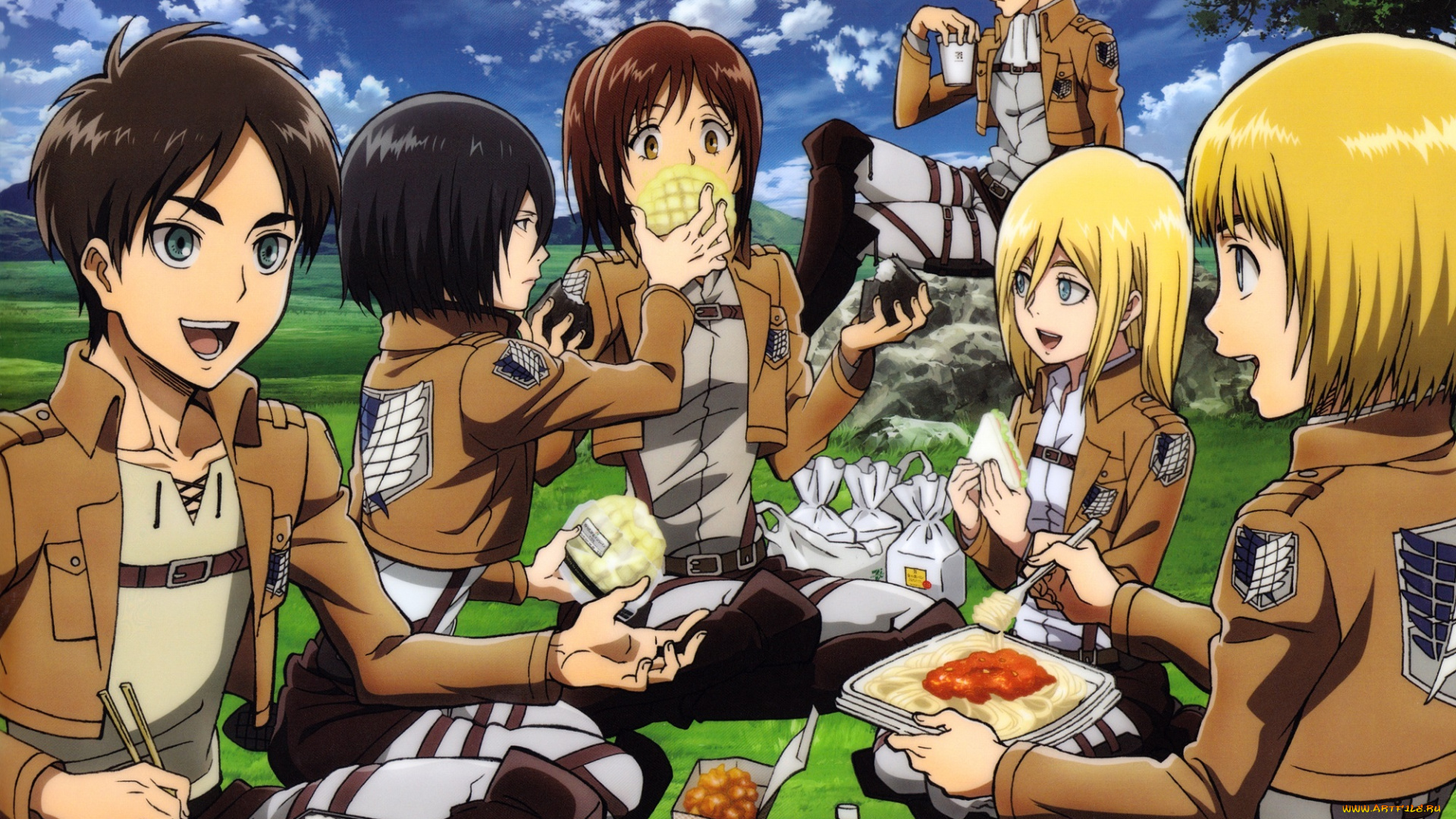 аниме, shingeki, no, kyojin, shingeki, no, kyojin