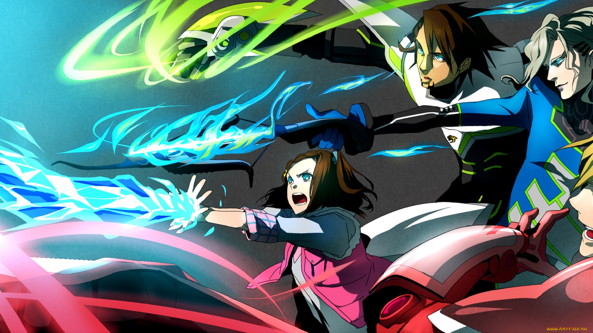 аниме, tiger, and, bunny, барнаби, каэде, котецу, лунатик