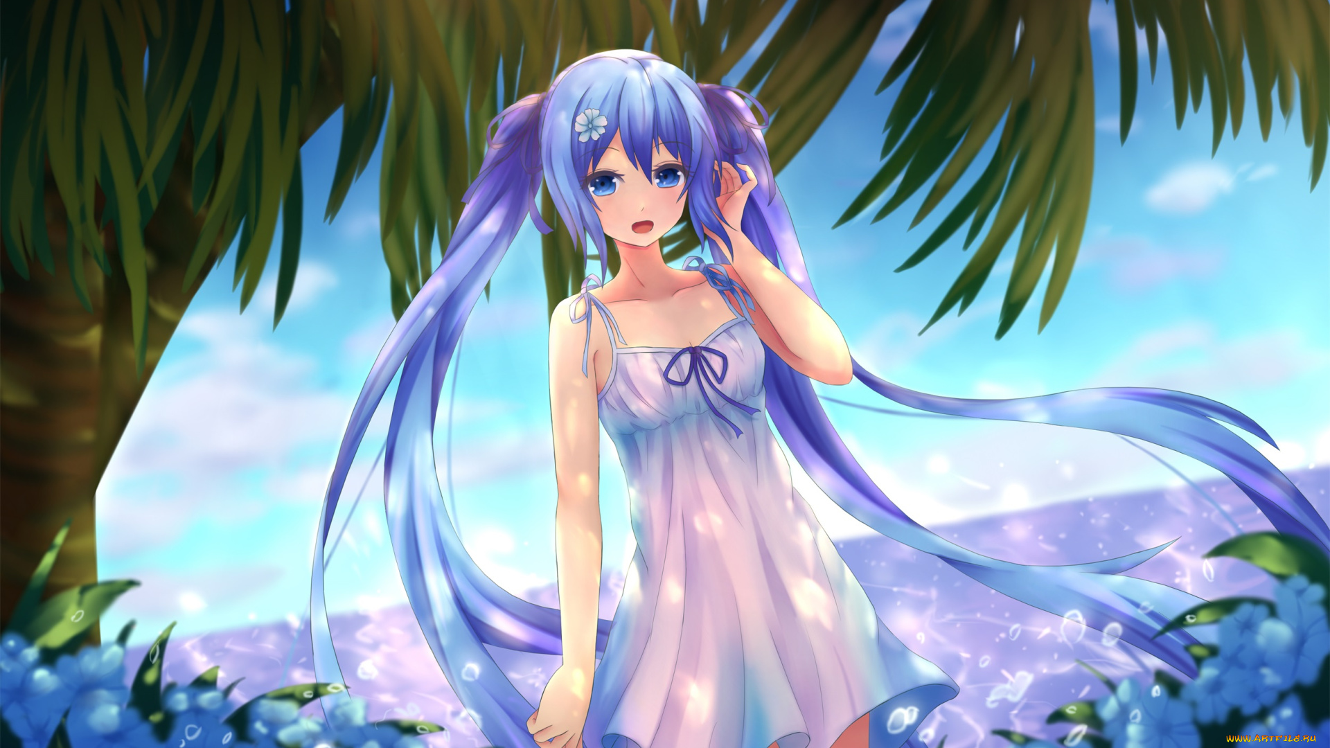 аниме, vocaloid, hatsune, miku