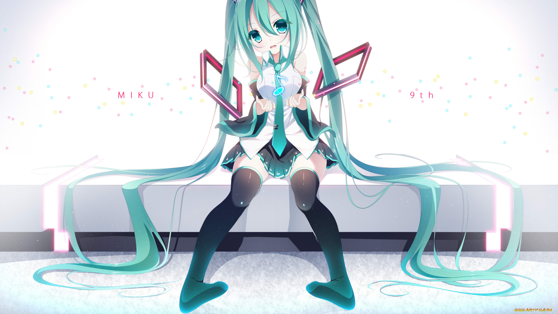 аниме, vocaloid, hatsune, miku