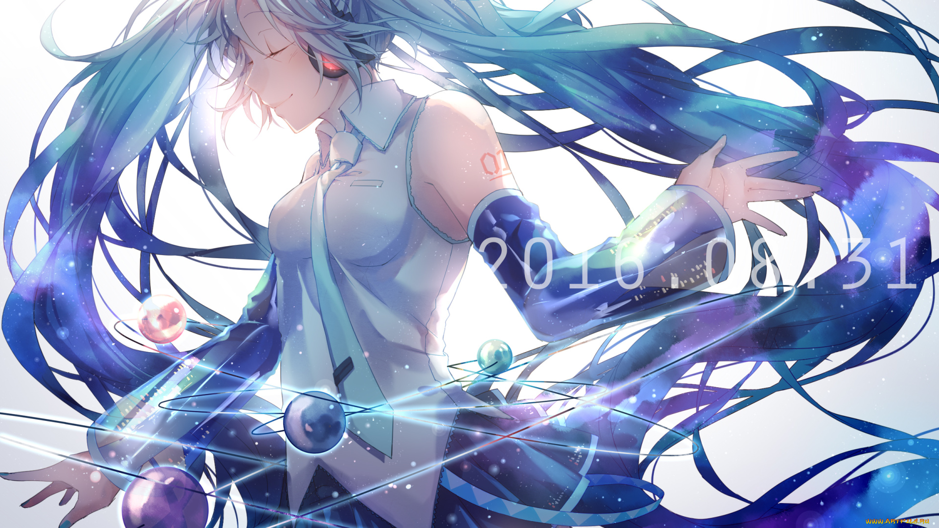 аниме, vocaloid, hatsune, miku