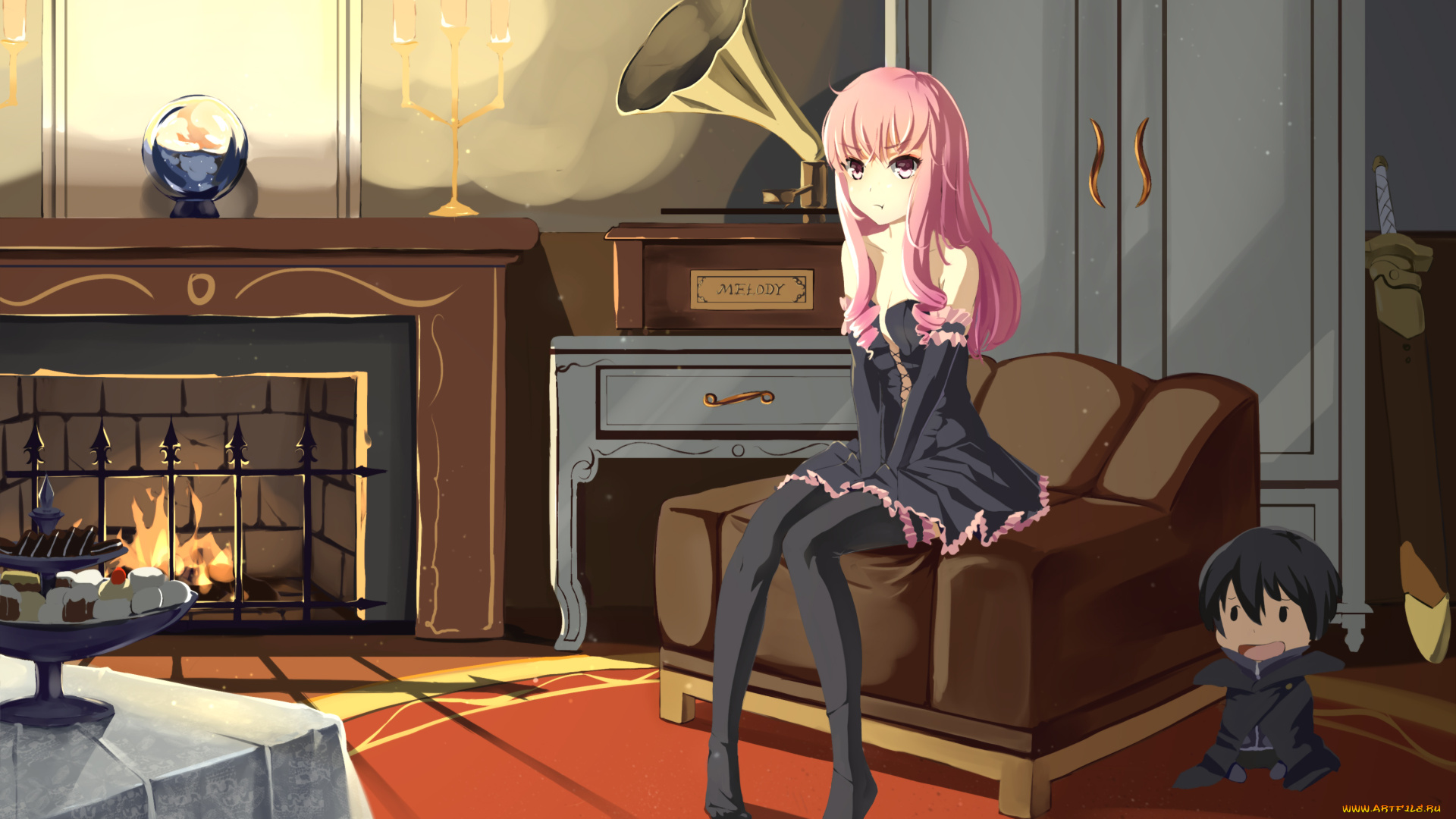 аниме, zero, no, tsukaima, девушка