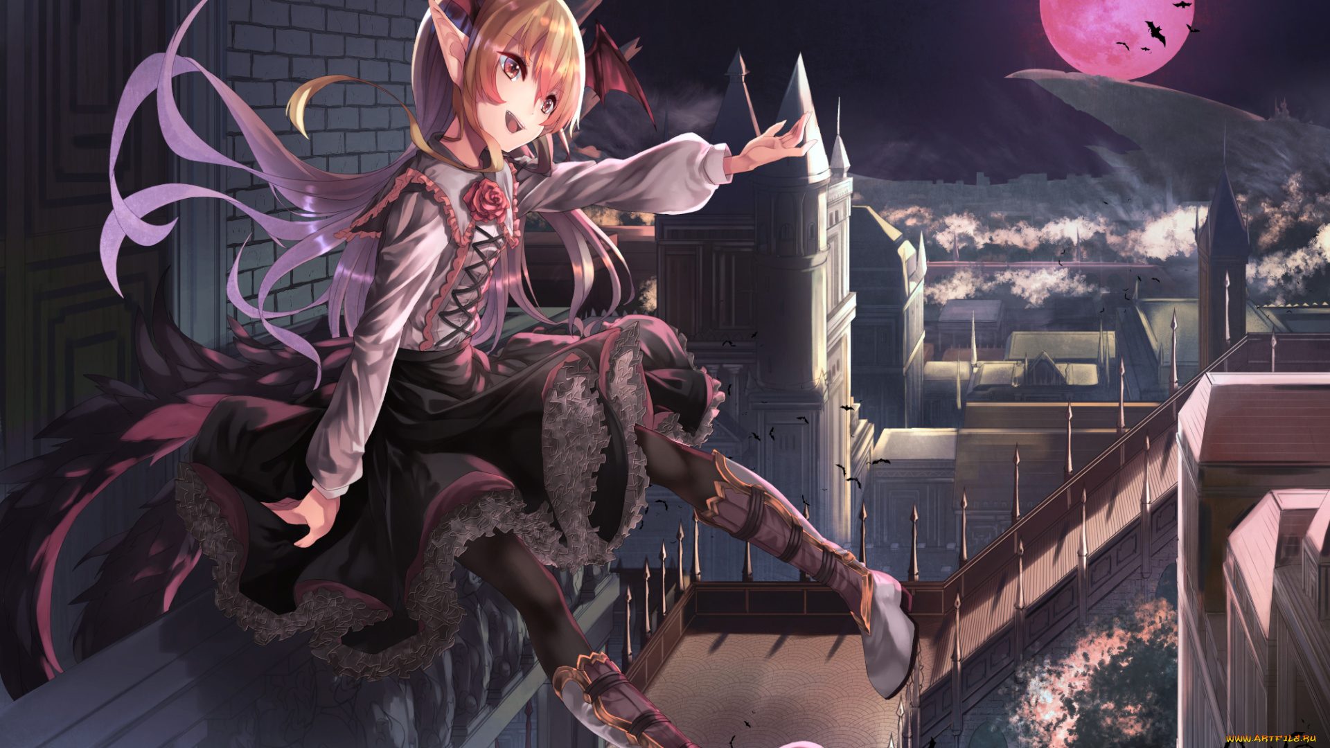 аниме, животные, , существа, vampy