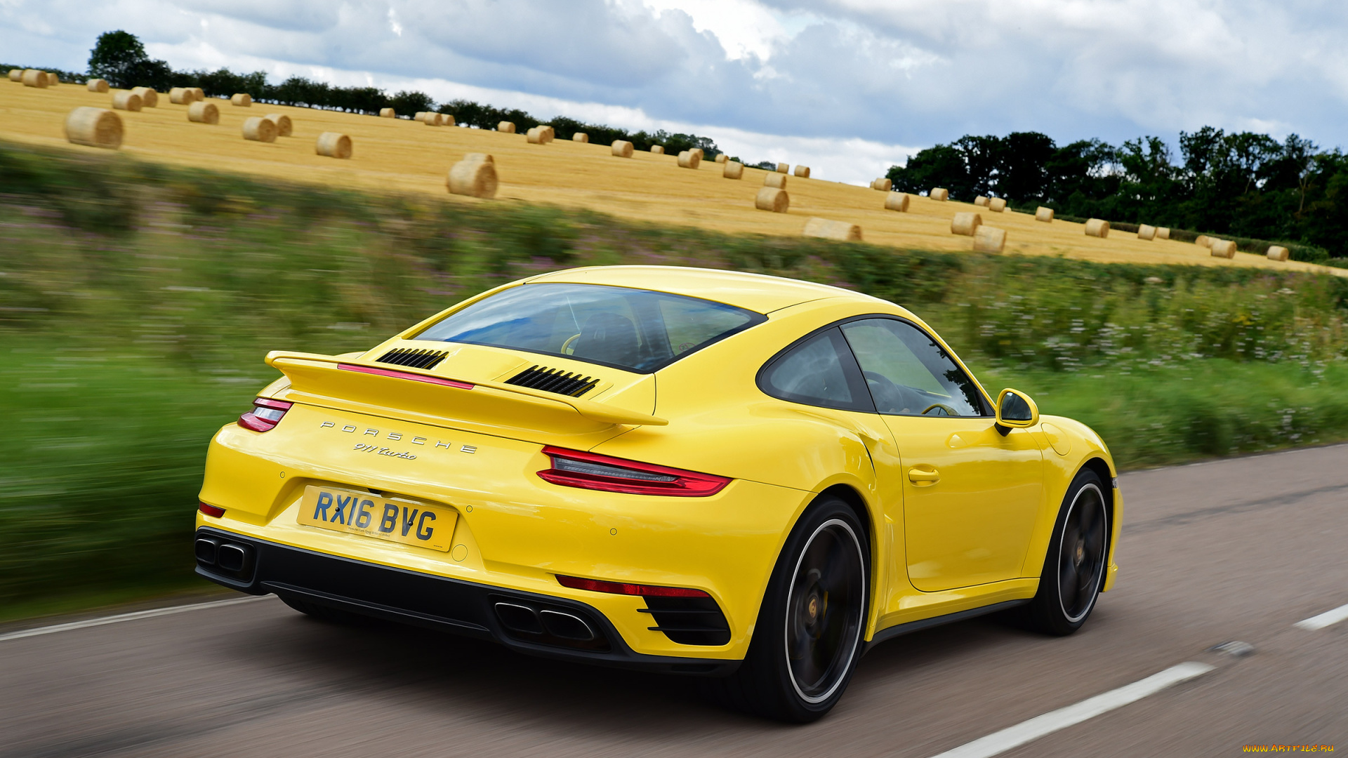 автомобили, porsche, 991, uk-spec, coupe, turbo, 911, 2016г