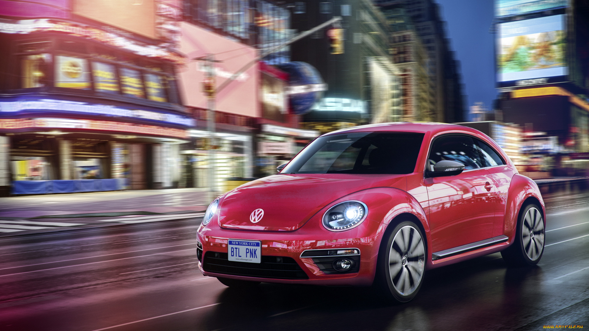 автомобили, volkswagen, pinkbeetle, 2017г