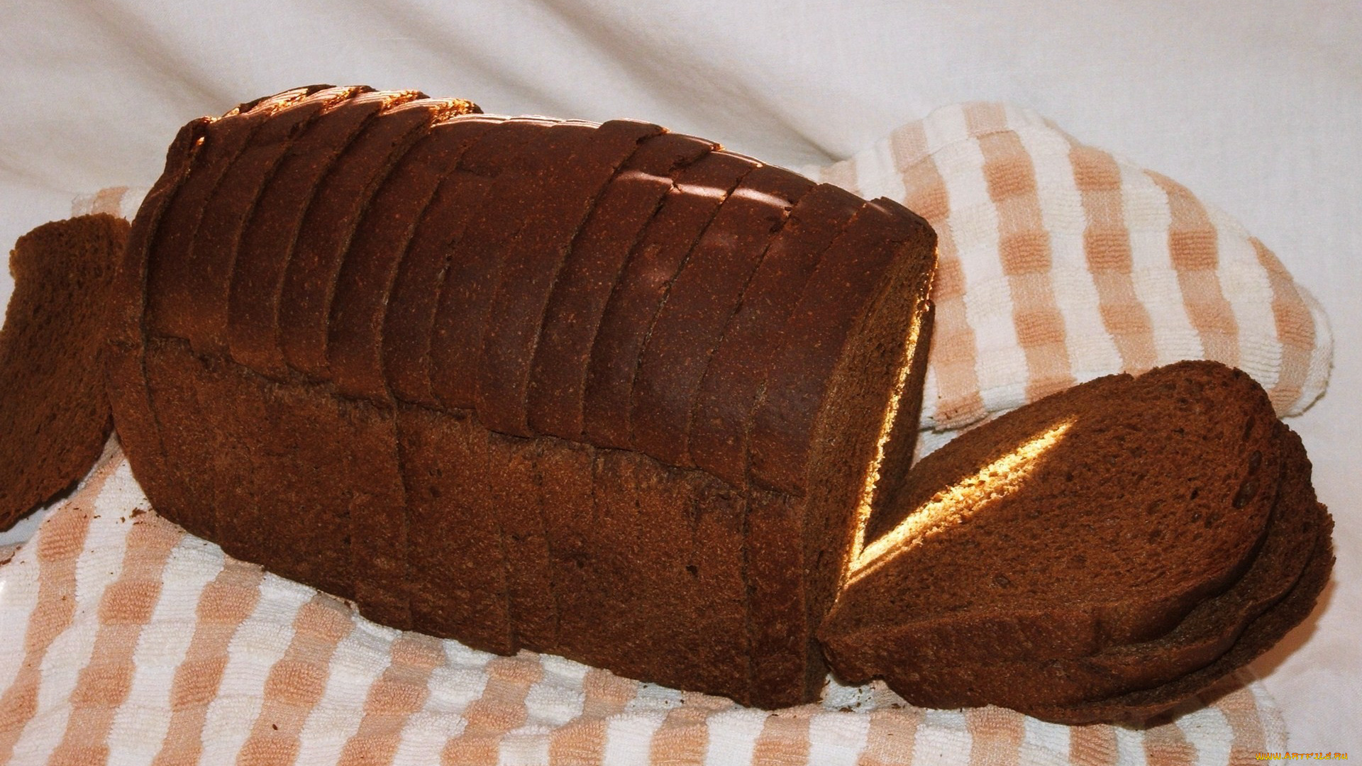 еда, хлеб, , выпечка, черный, ломтики