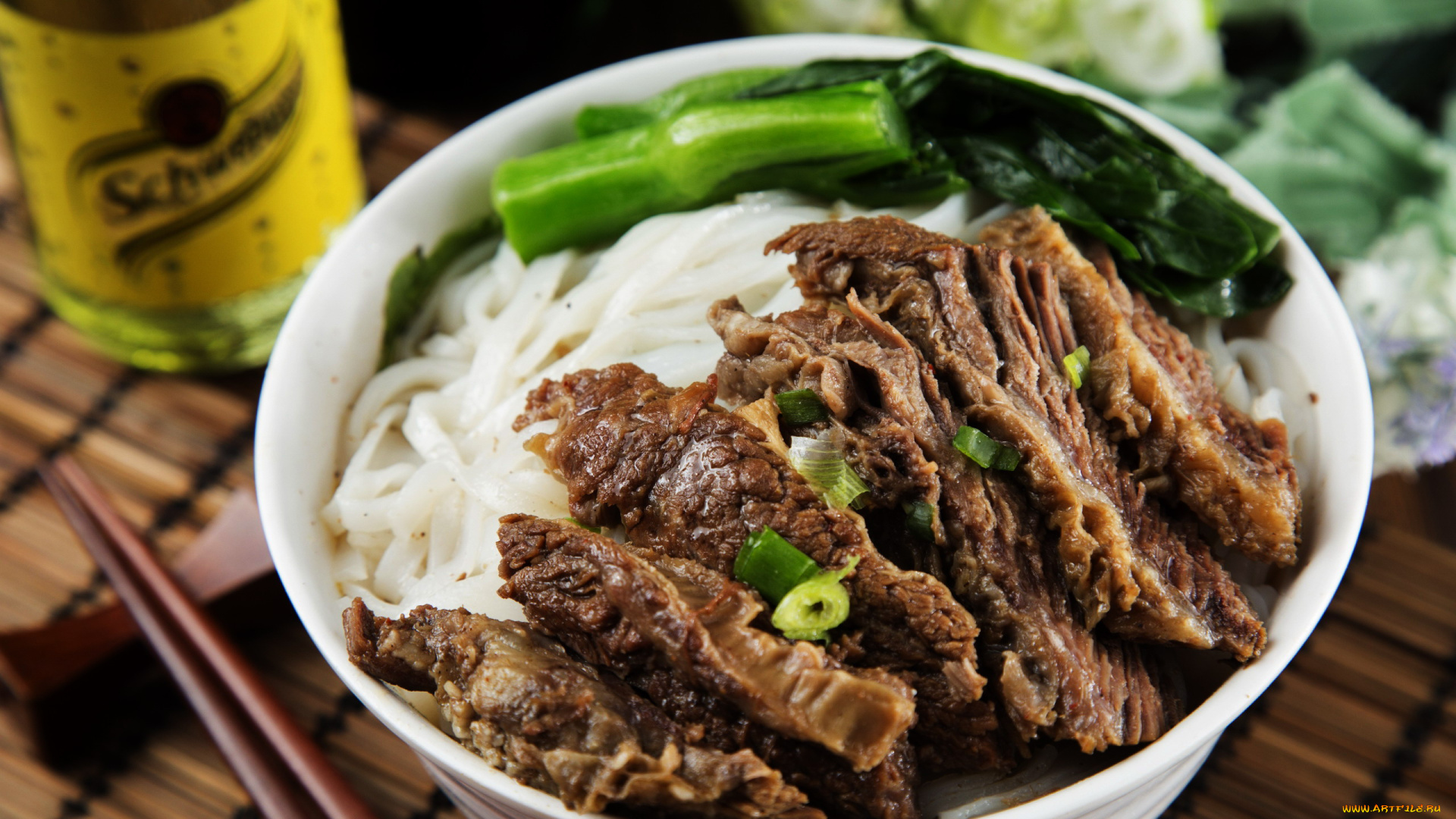 еда, мясные, блюда, миска, кусочки, мясо