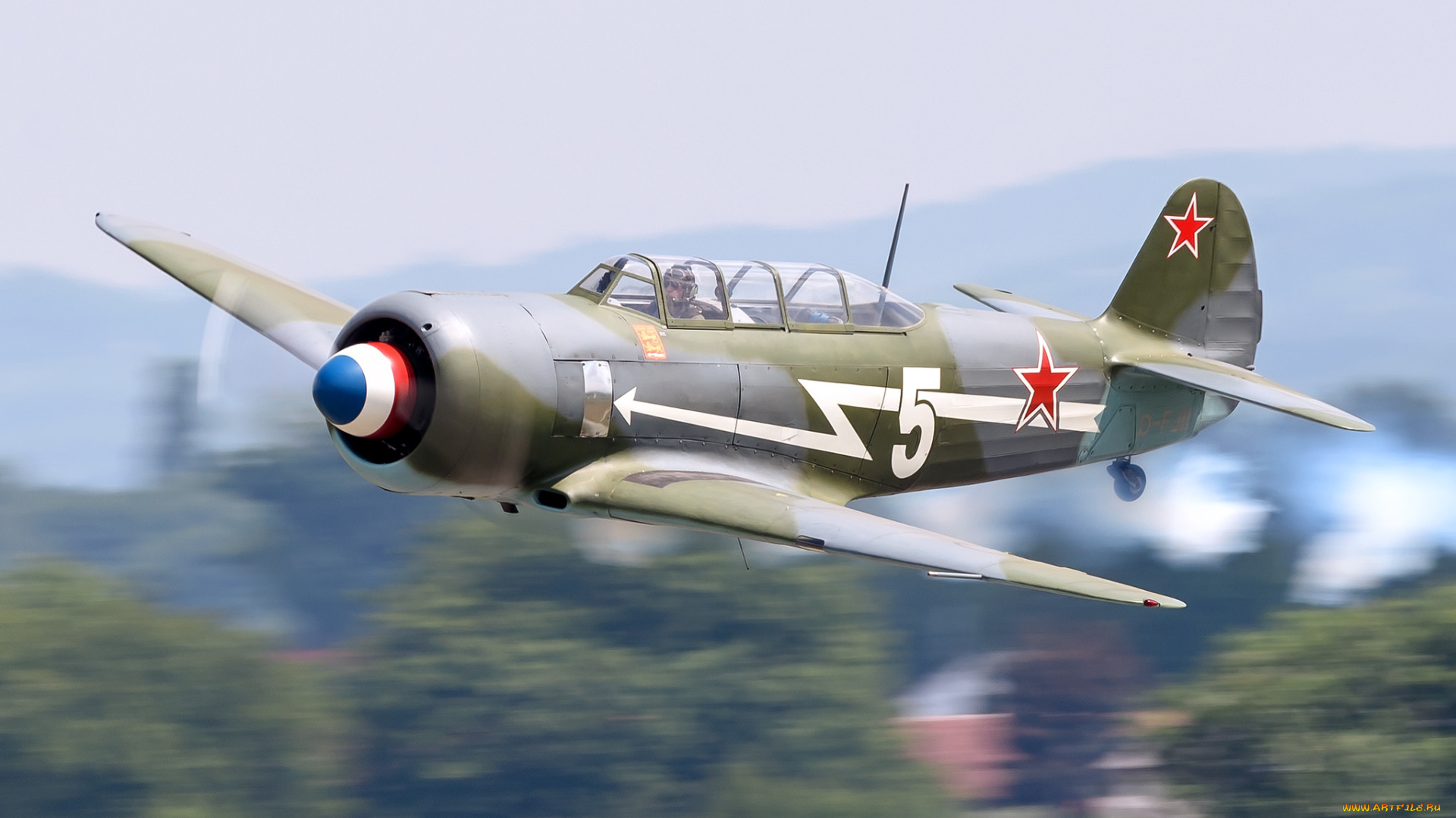 yakovlev, yak-11, d-fjii, авиация, боевые, самолёты, истребитель