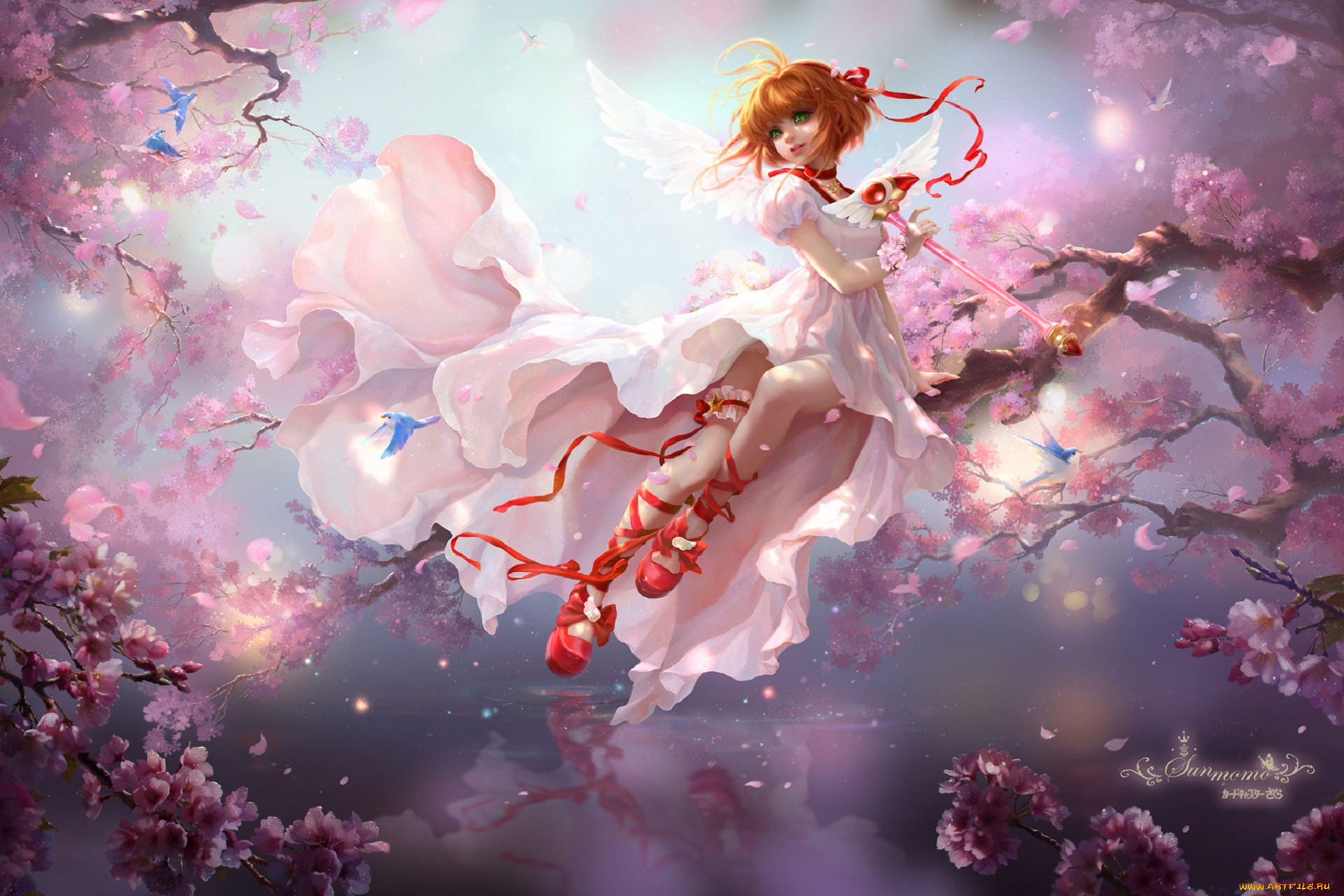 аниме, card, captor, sakura, kinomoto, sakura, card, captor