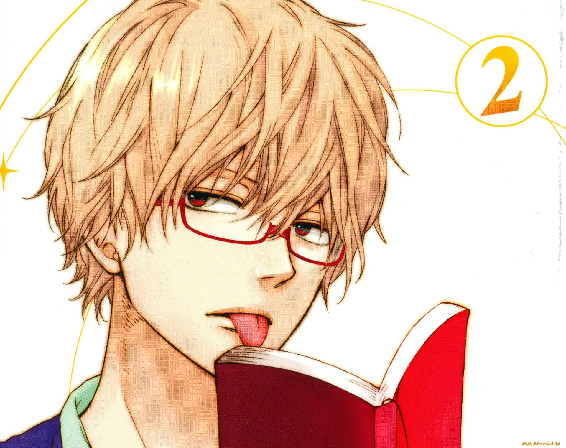 аниме, ookami, shoujo, to, kuro, ouji, парень