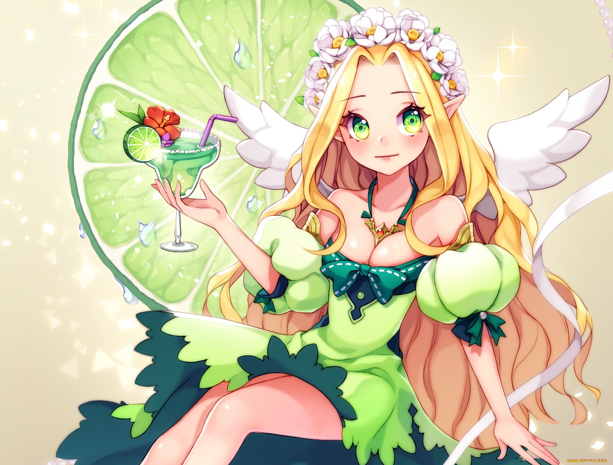 аниме, ангелы, , демоны, девушка