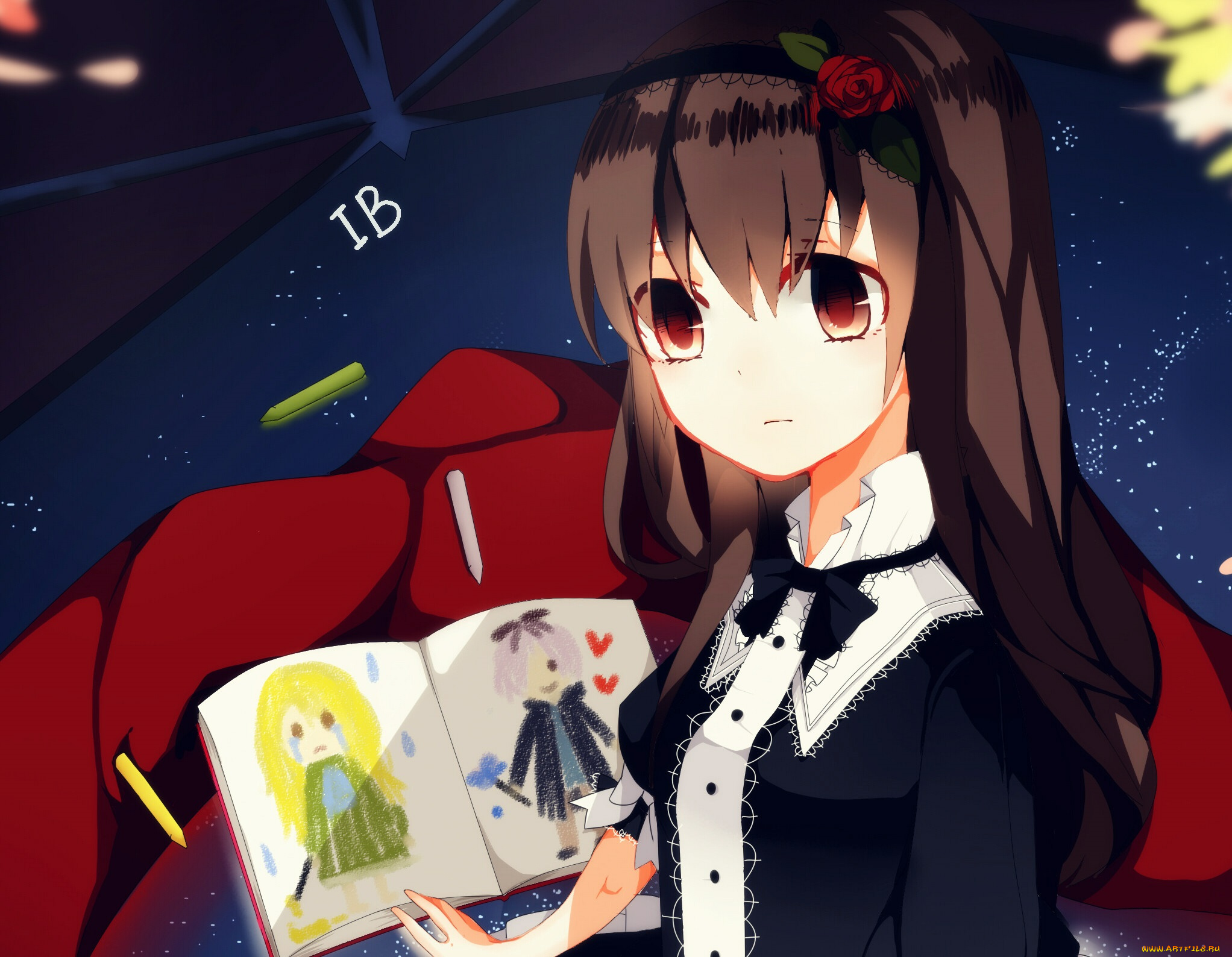 аниме, ib, девочки