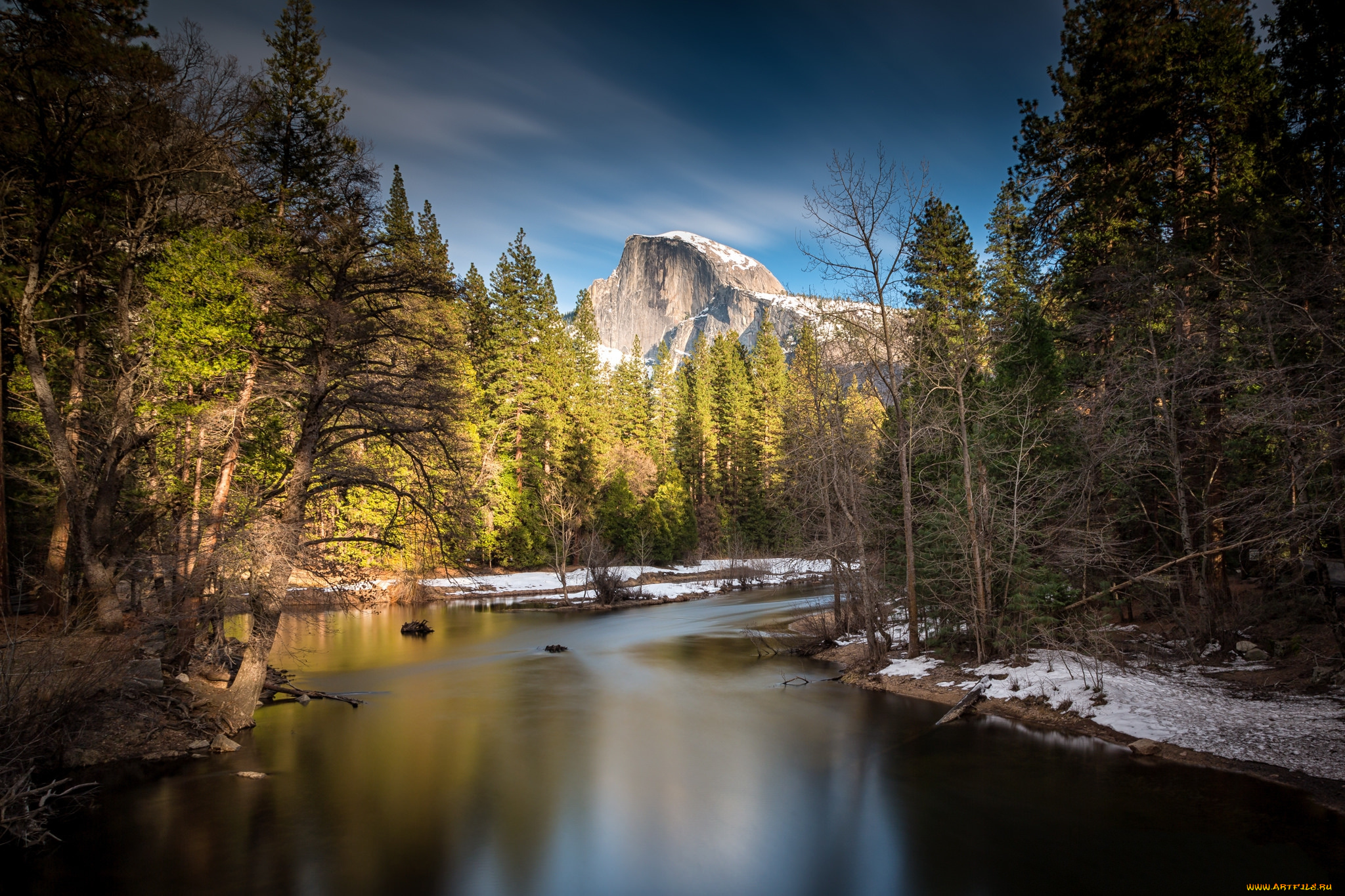 природа, реки, озера, река, лес