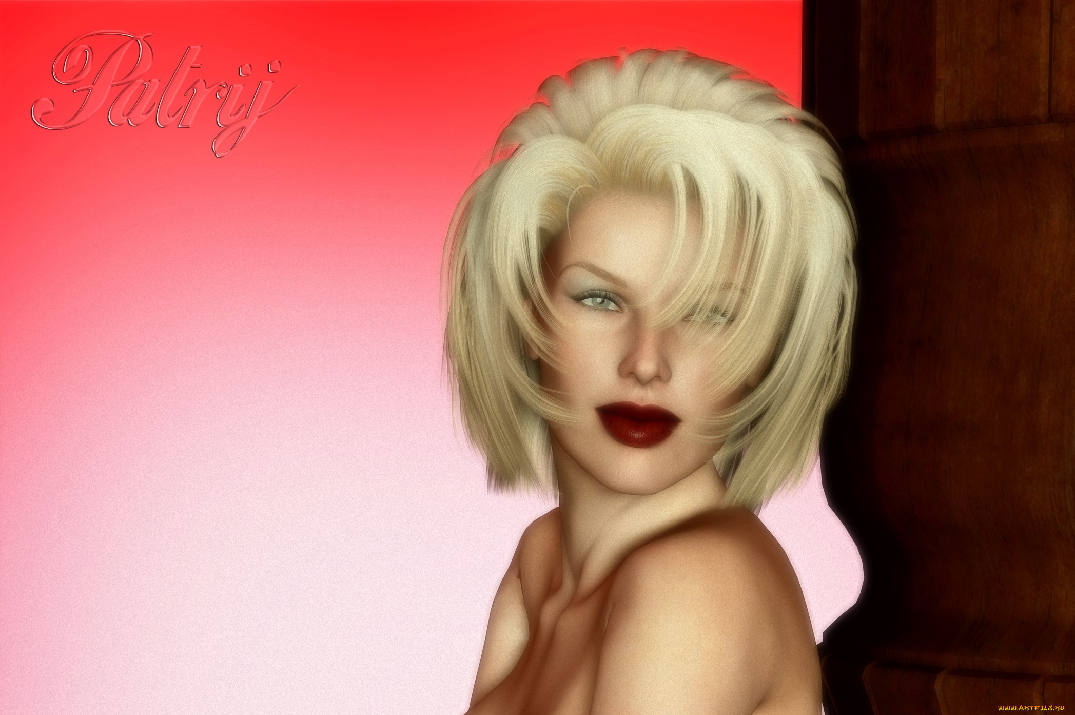 3д, графика, портрет, , portraits, фон, взгляд, девушка