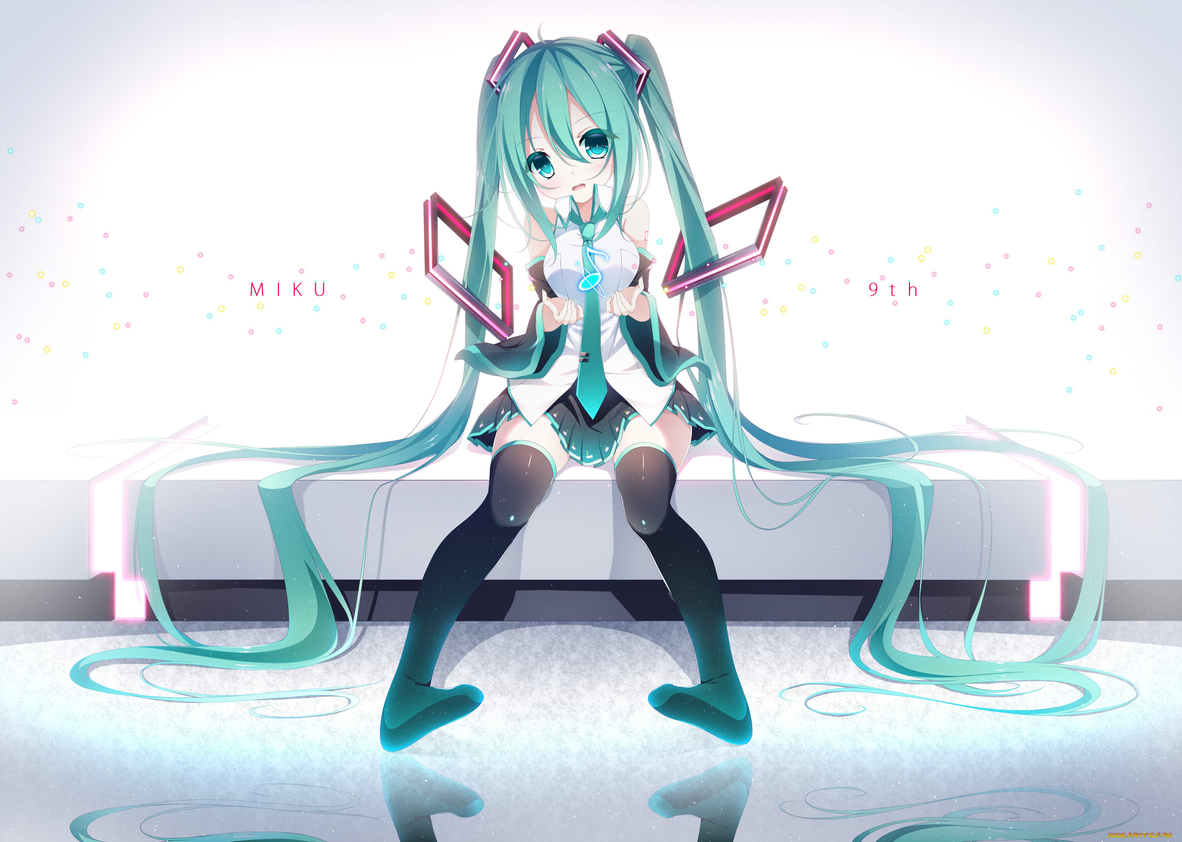 аниме, vocaloid, hatsune, miku